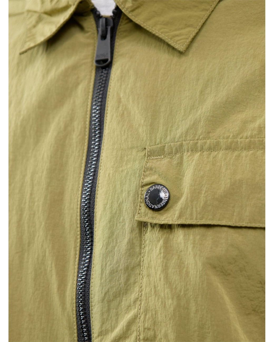 Barbour Green Inline Overshirt for men