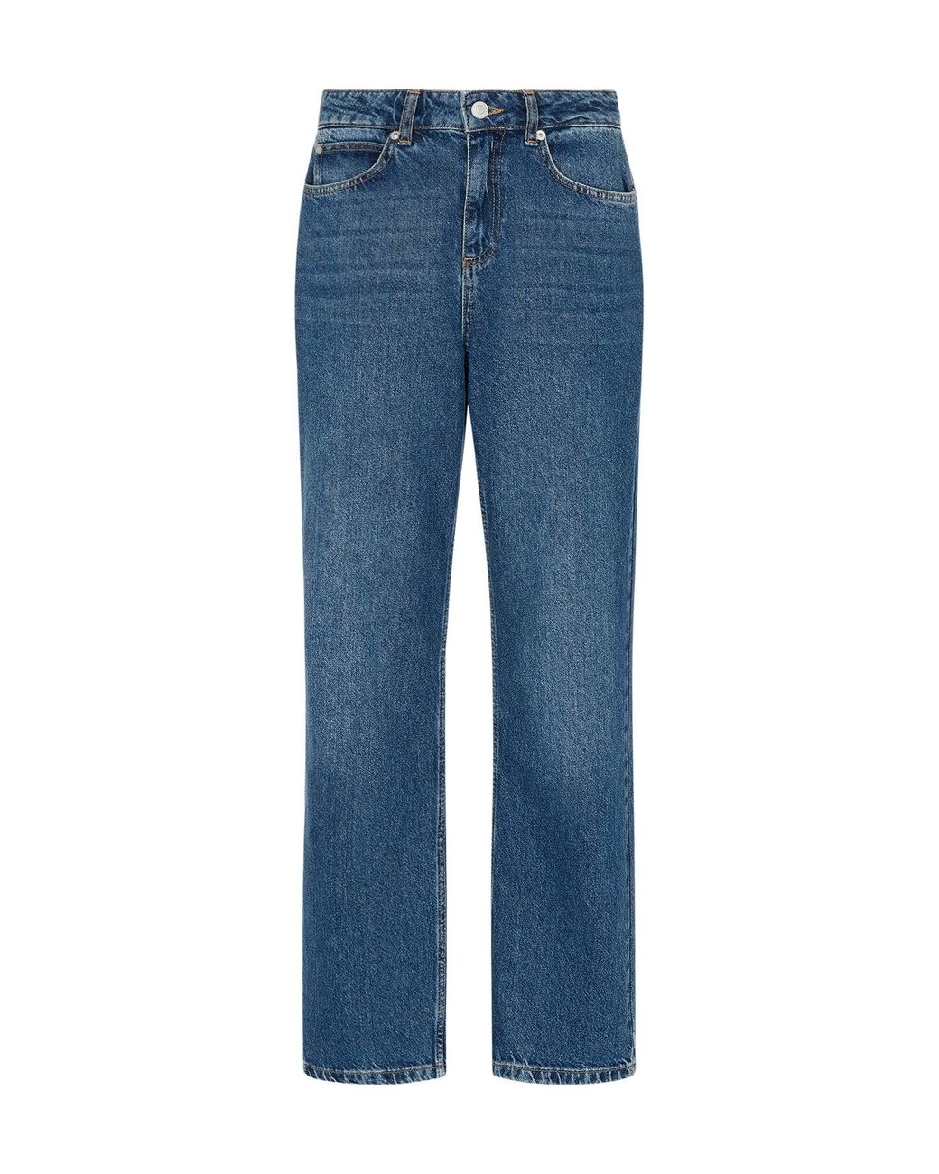 Whistles Blue Authentic Column Leg Jean