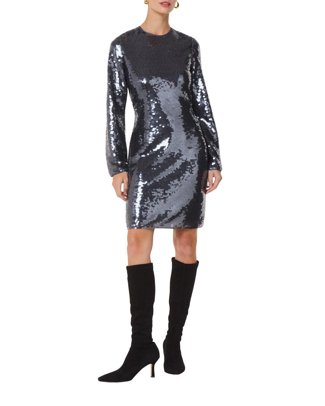 Whistles White Women's Sequin Mini Dress