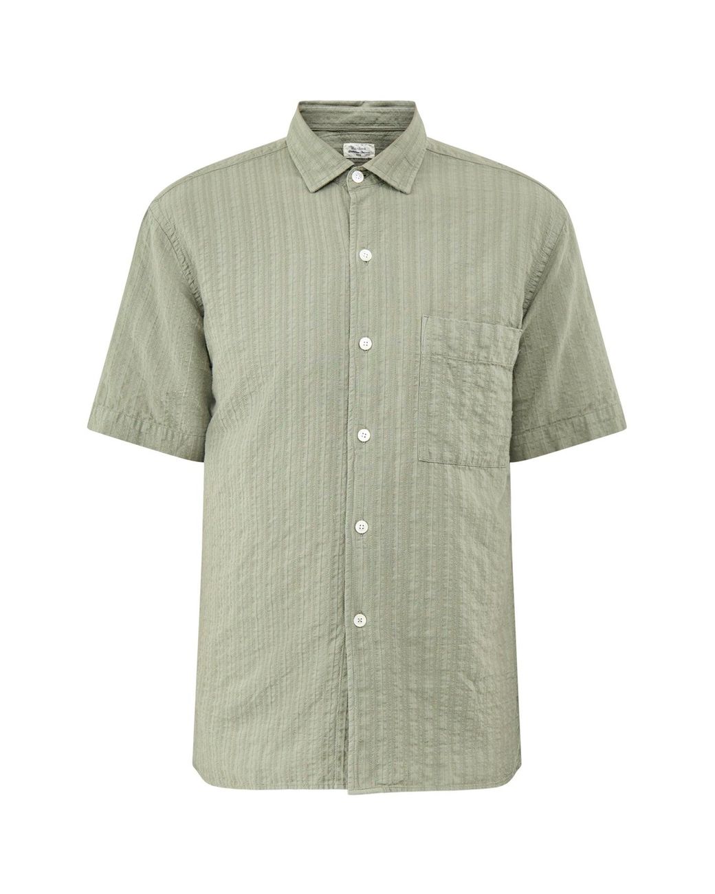 Hartford Green Short Sleeve Pattern Shirt for men