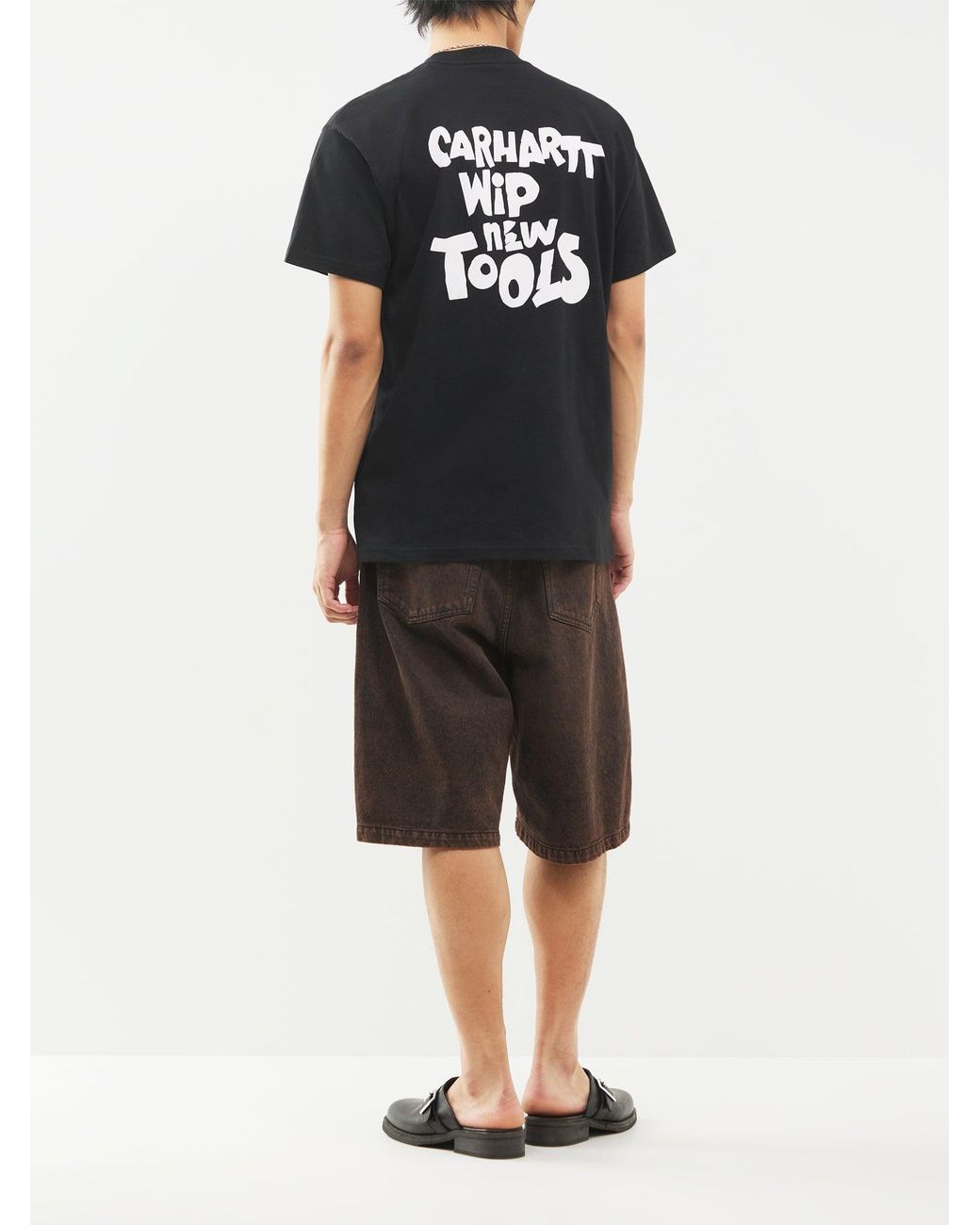 Carhartt Black Organic Cutout T-Shirt for men