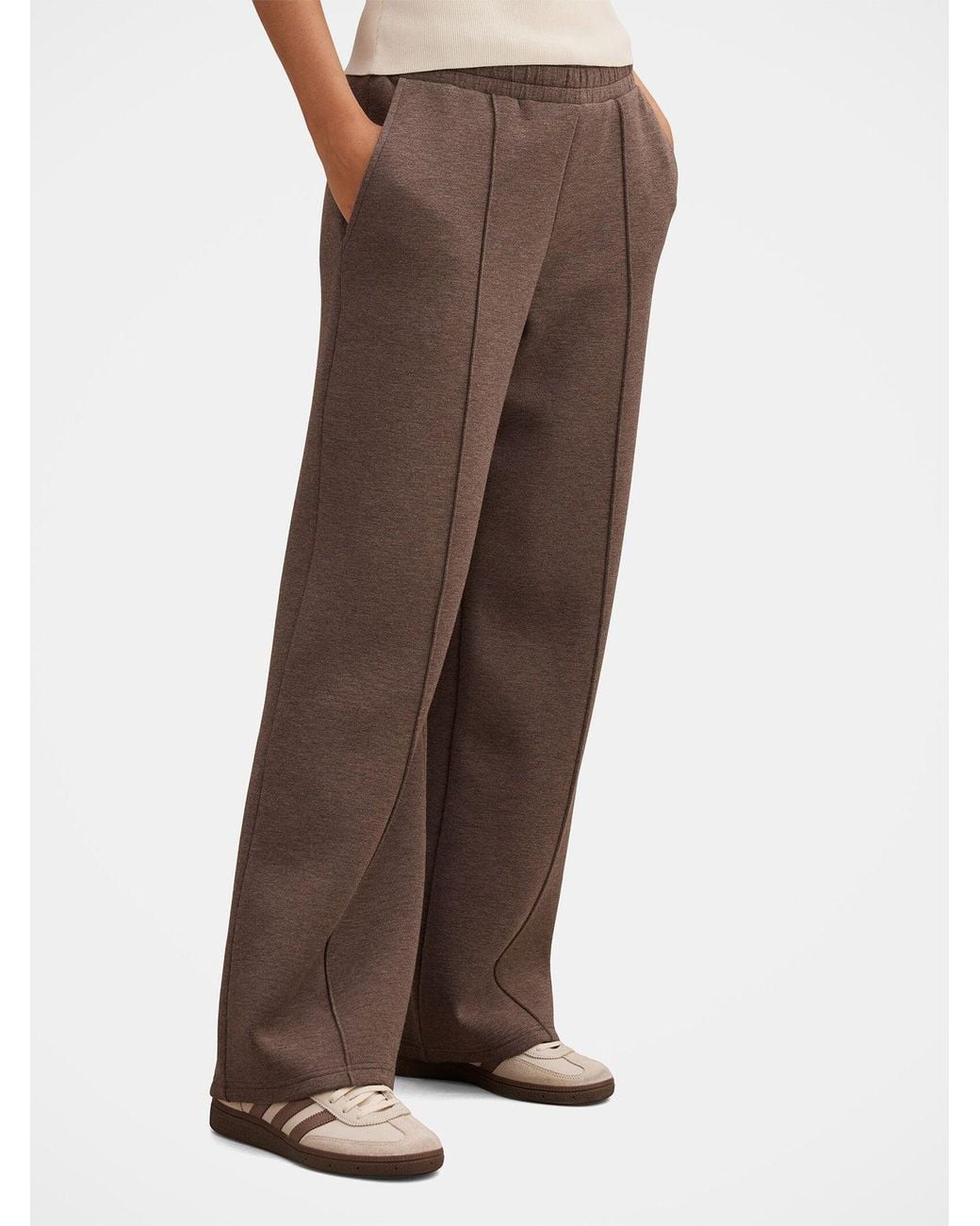 Forever New Brown Hunter Wide Leg Lounge Trousers