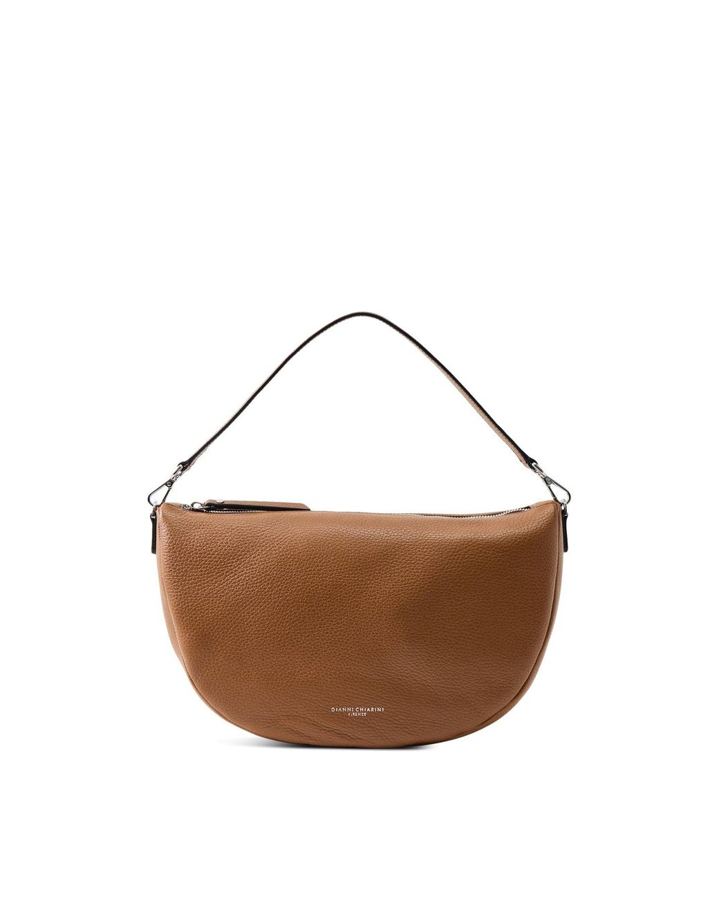 Gianni Chiarini Brown Cleo Medium Shoulder Bag Tan