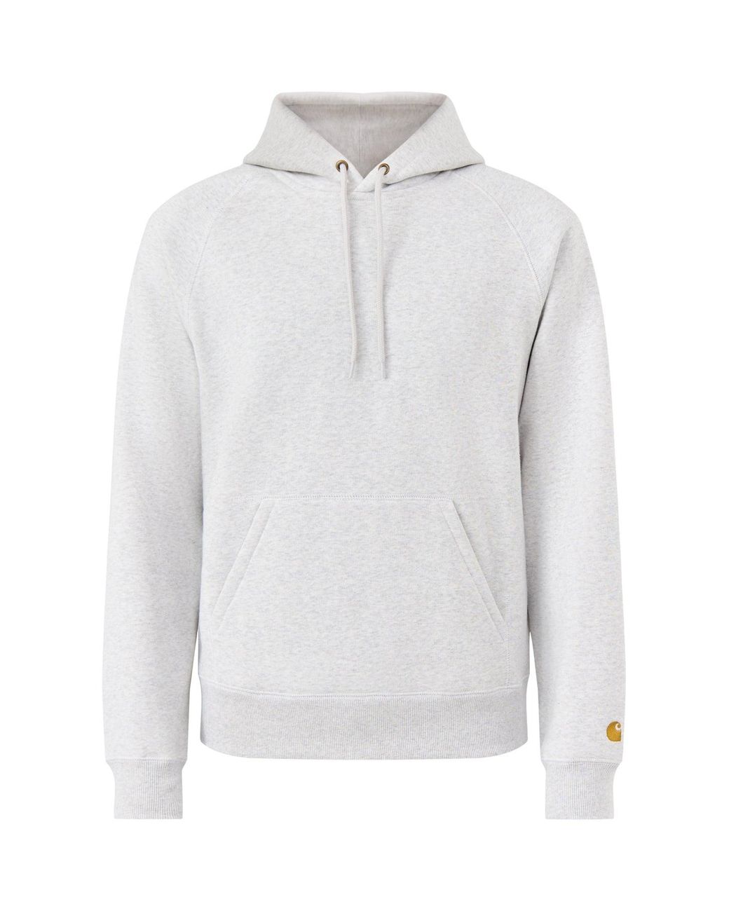Carhartt White Hooded Chase Sweatshirt for men