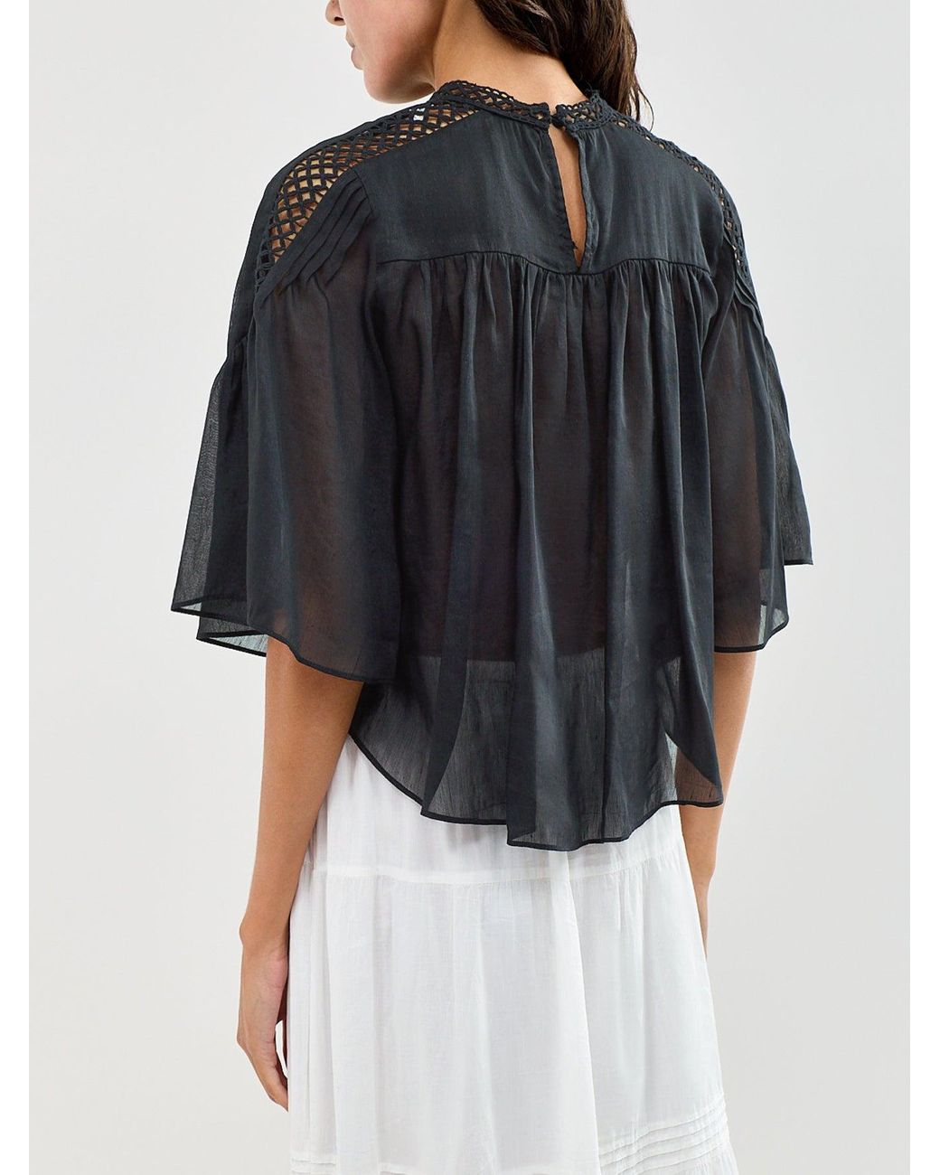 Isabel Marant Black Parina Blouse