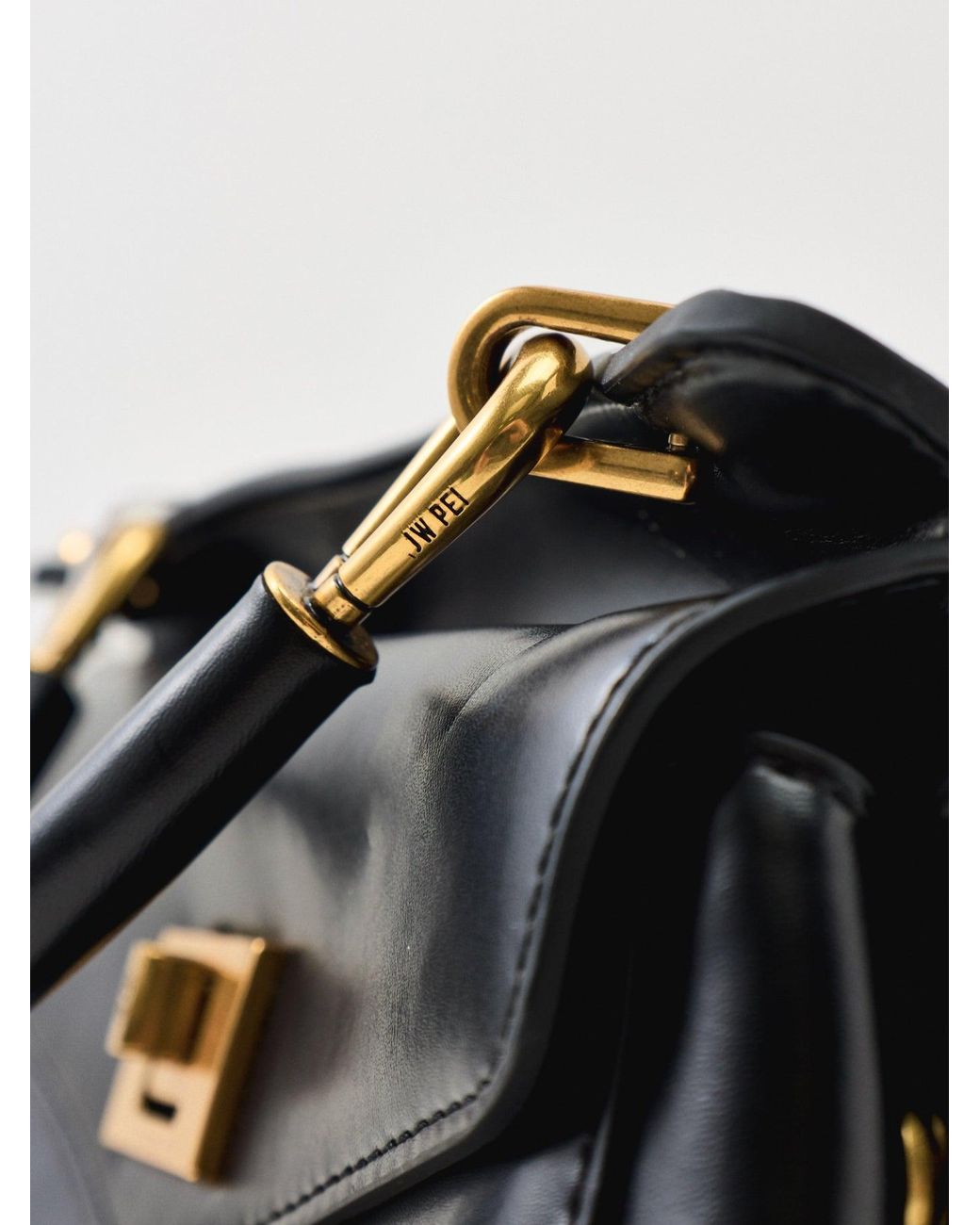 JW PEI Blue Lucia Classic Top Handle Bag