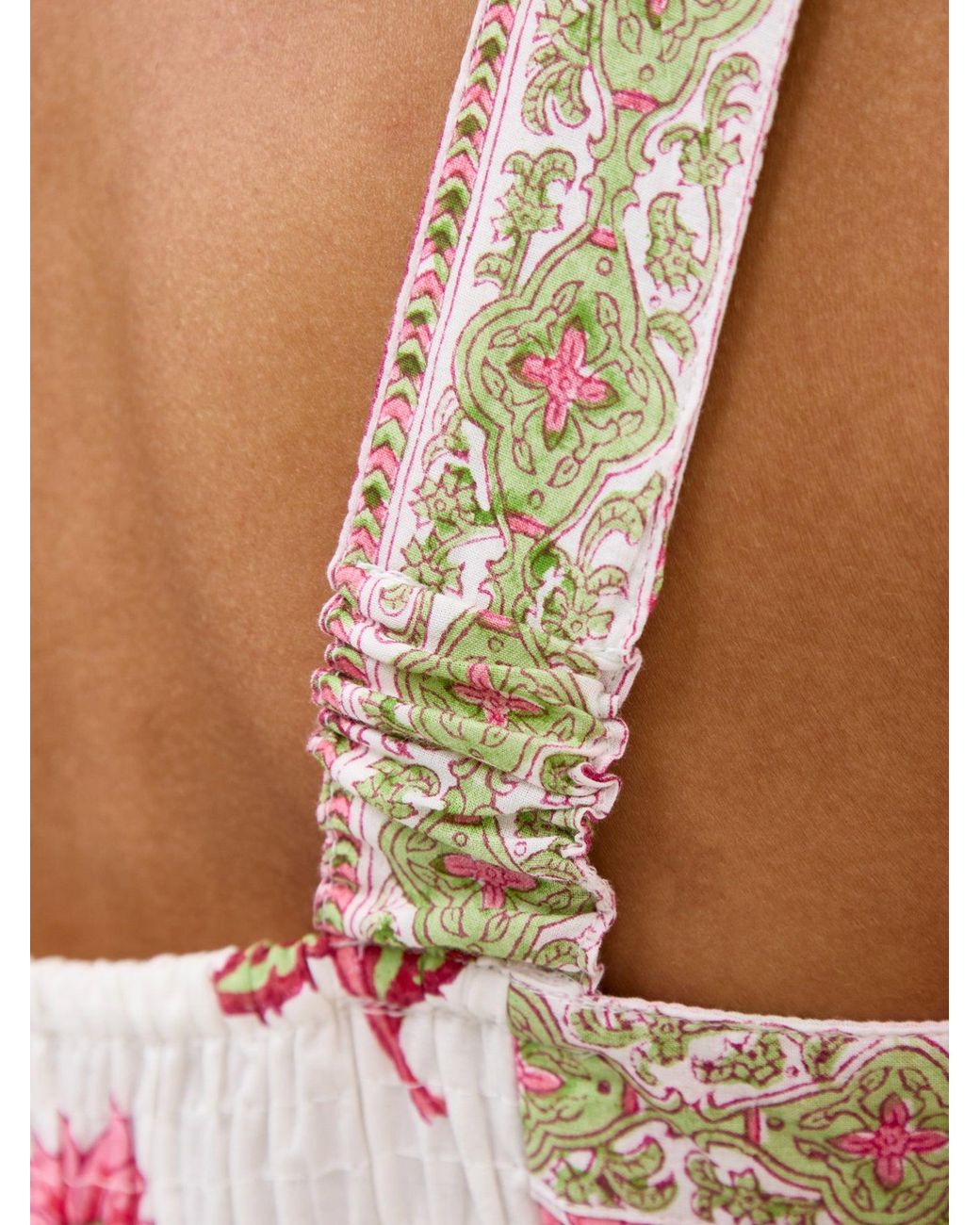 Aspiga Pink Margaritte Block Print Dress