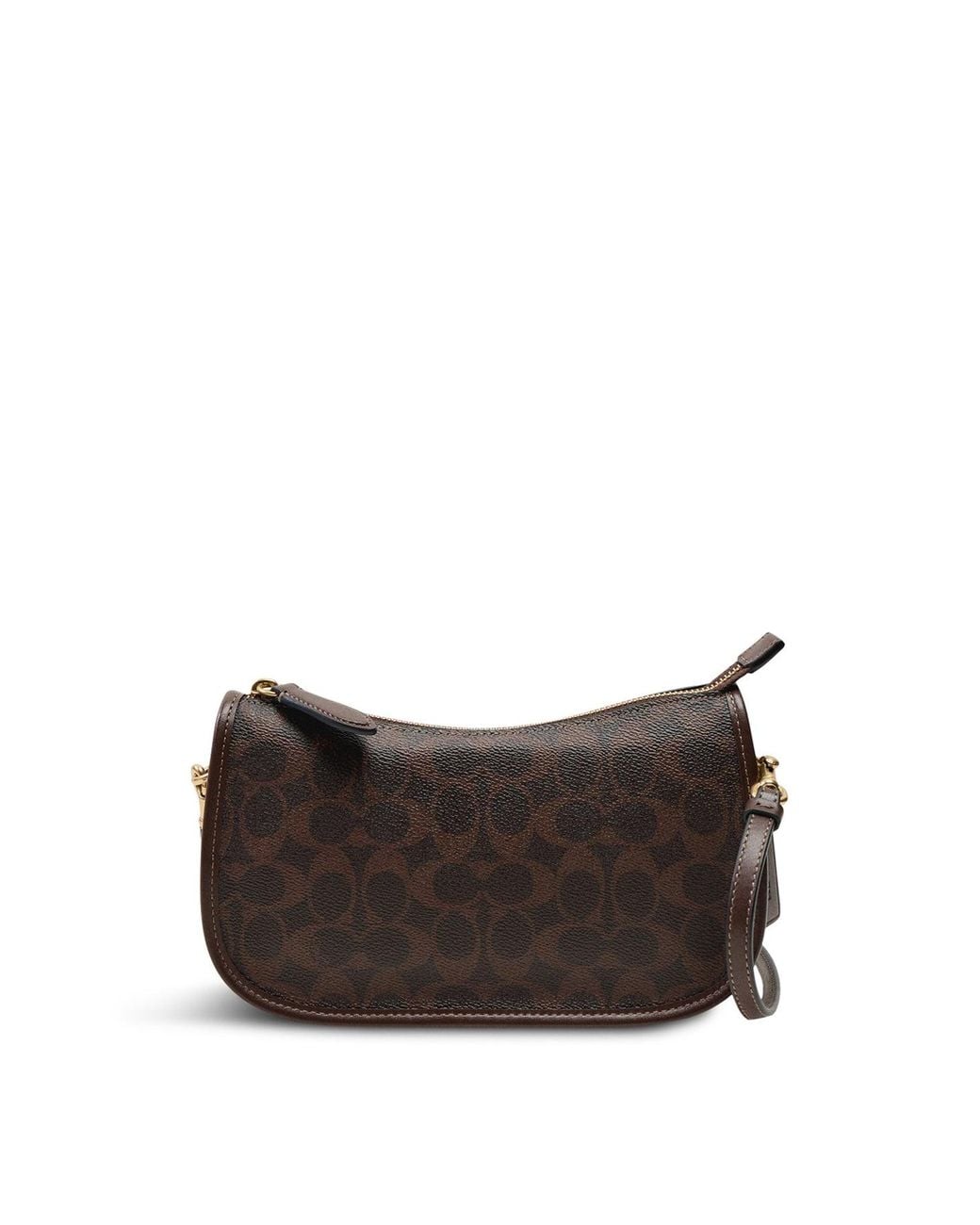 COACH Natural Waverly Signature Canvas Shoulder Bag Maple