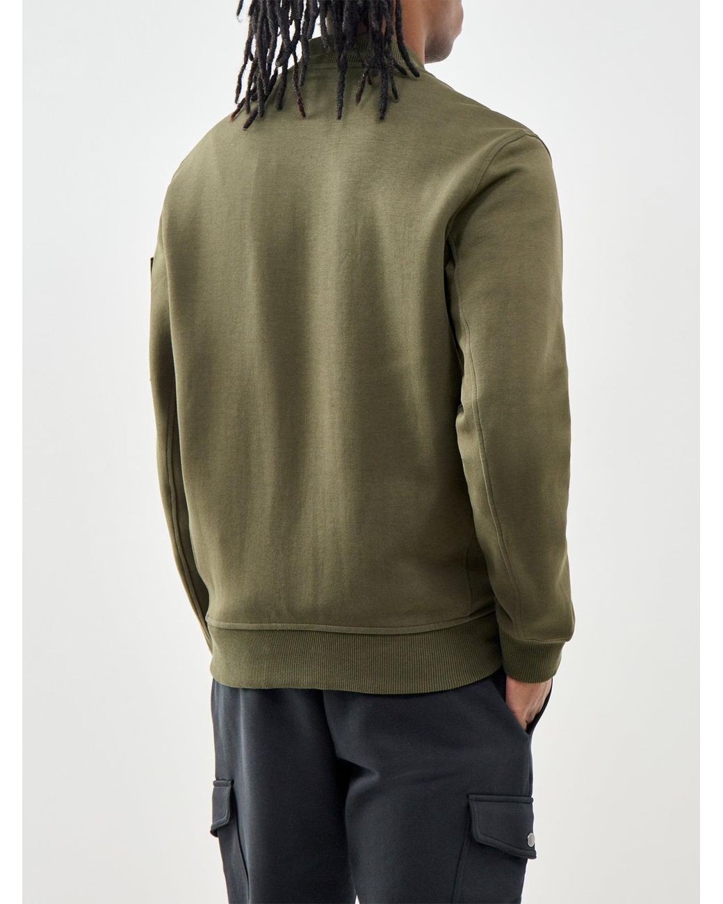 Polo Ralph Lauren Green Double Knit Bomber Jacket for men