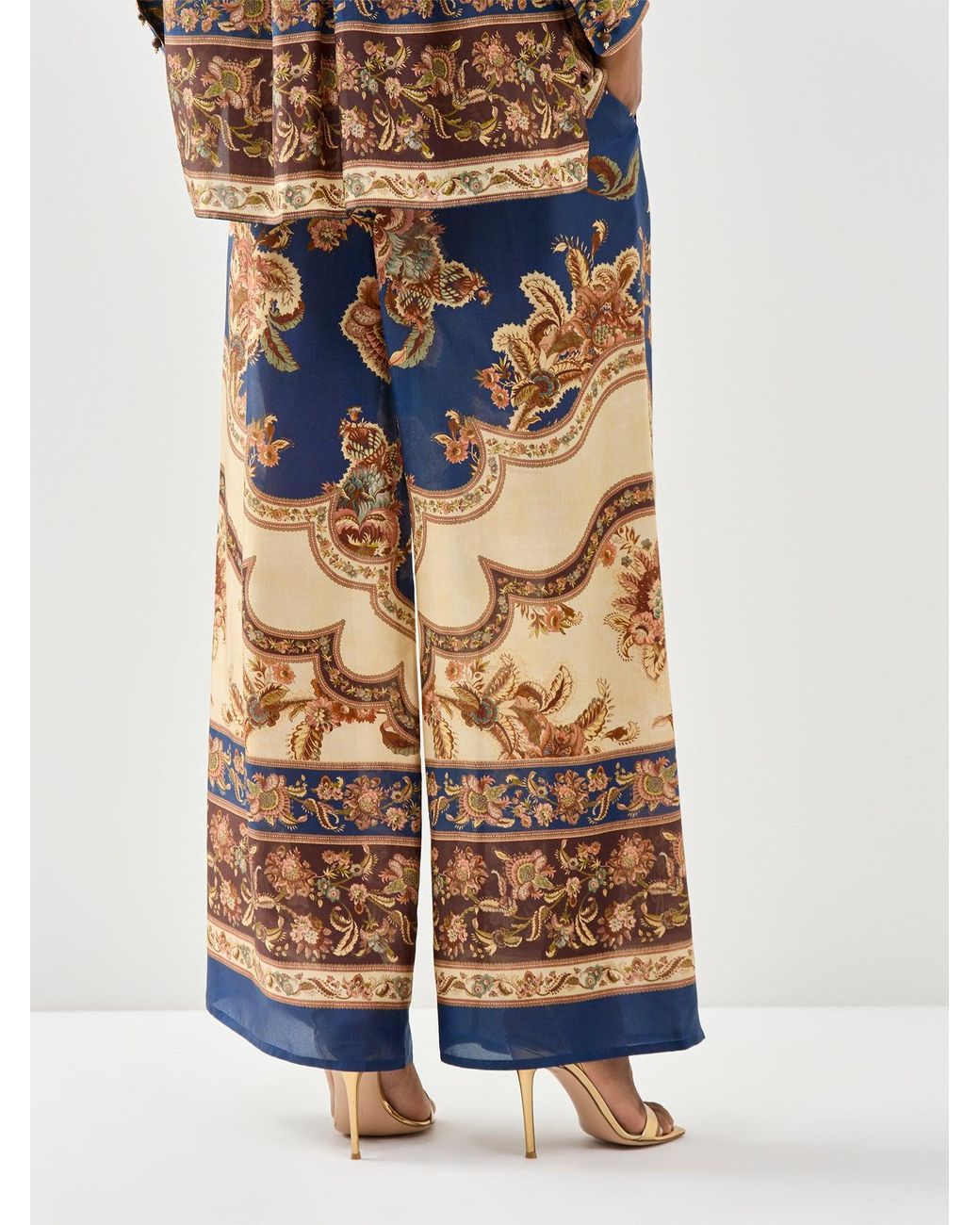 Zimmermann Multicolor Aster Relaxed Trousers Multi