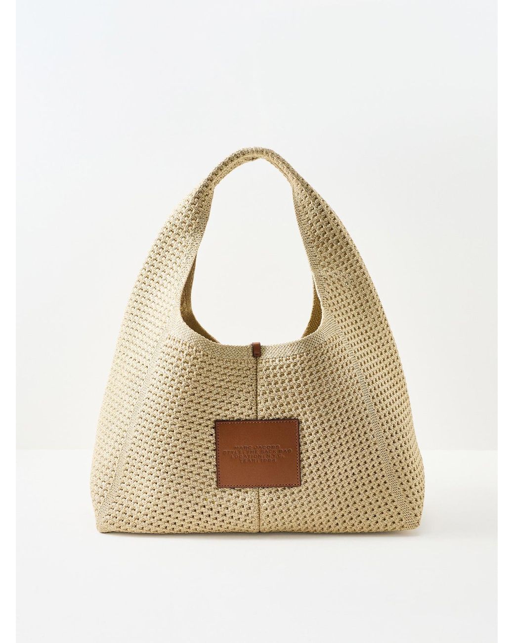 Marc Jacobs White The Sack Shoulder Bag