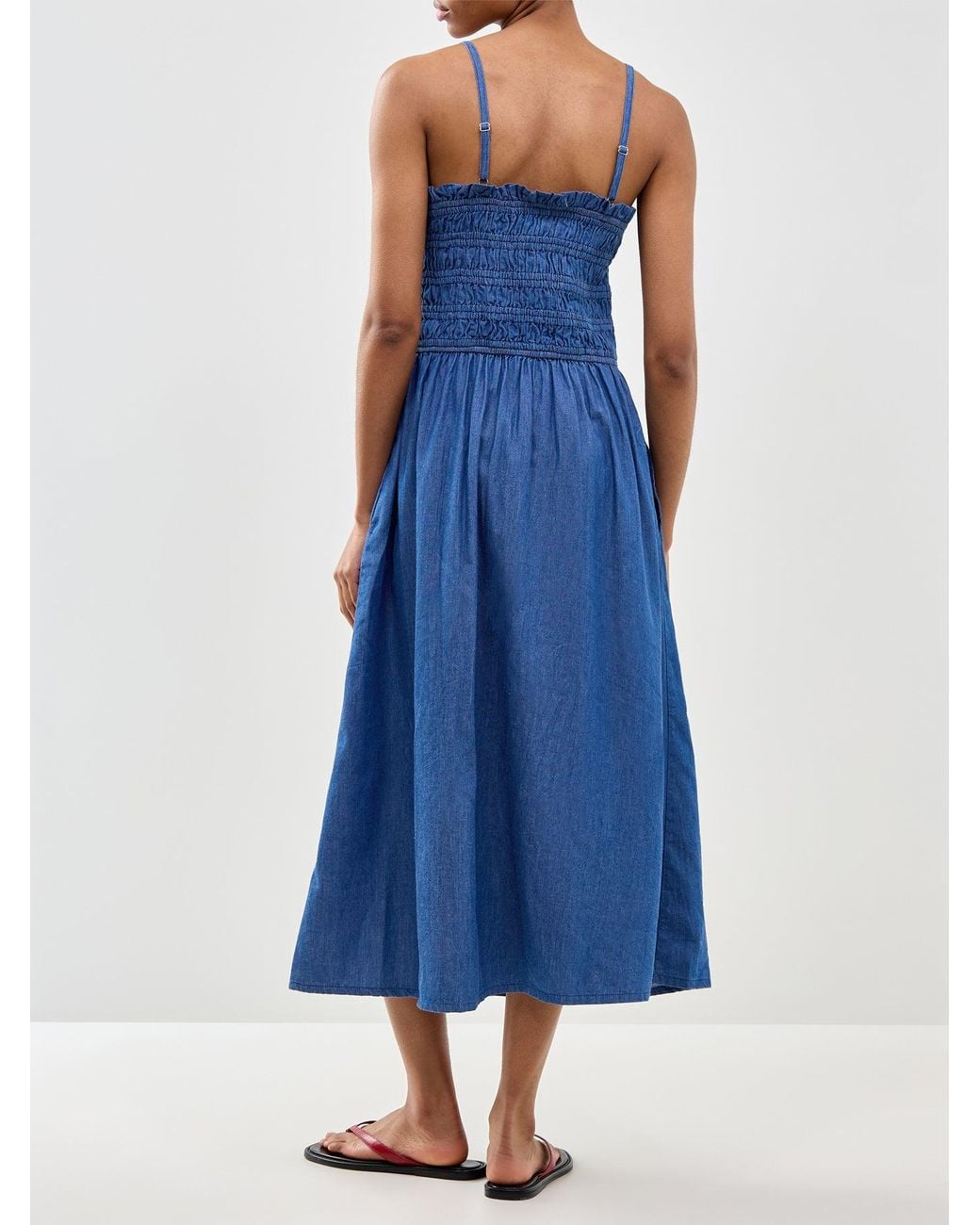 Nobody's Child Blue Faith Midi Dress
