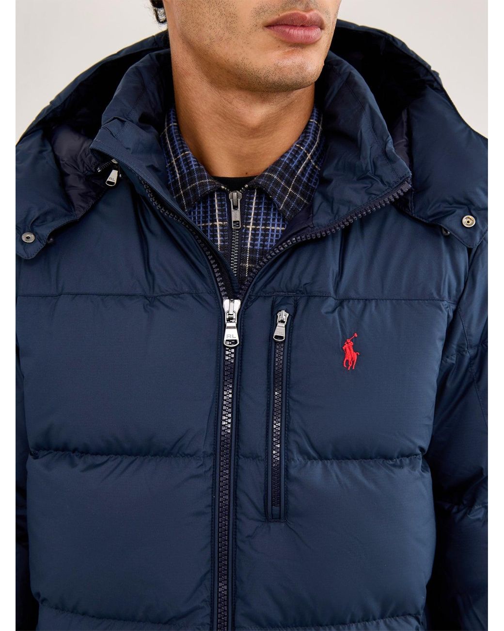Polo Ralph Lauren Blue Gorham Puffer Jacket for men