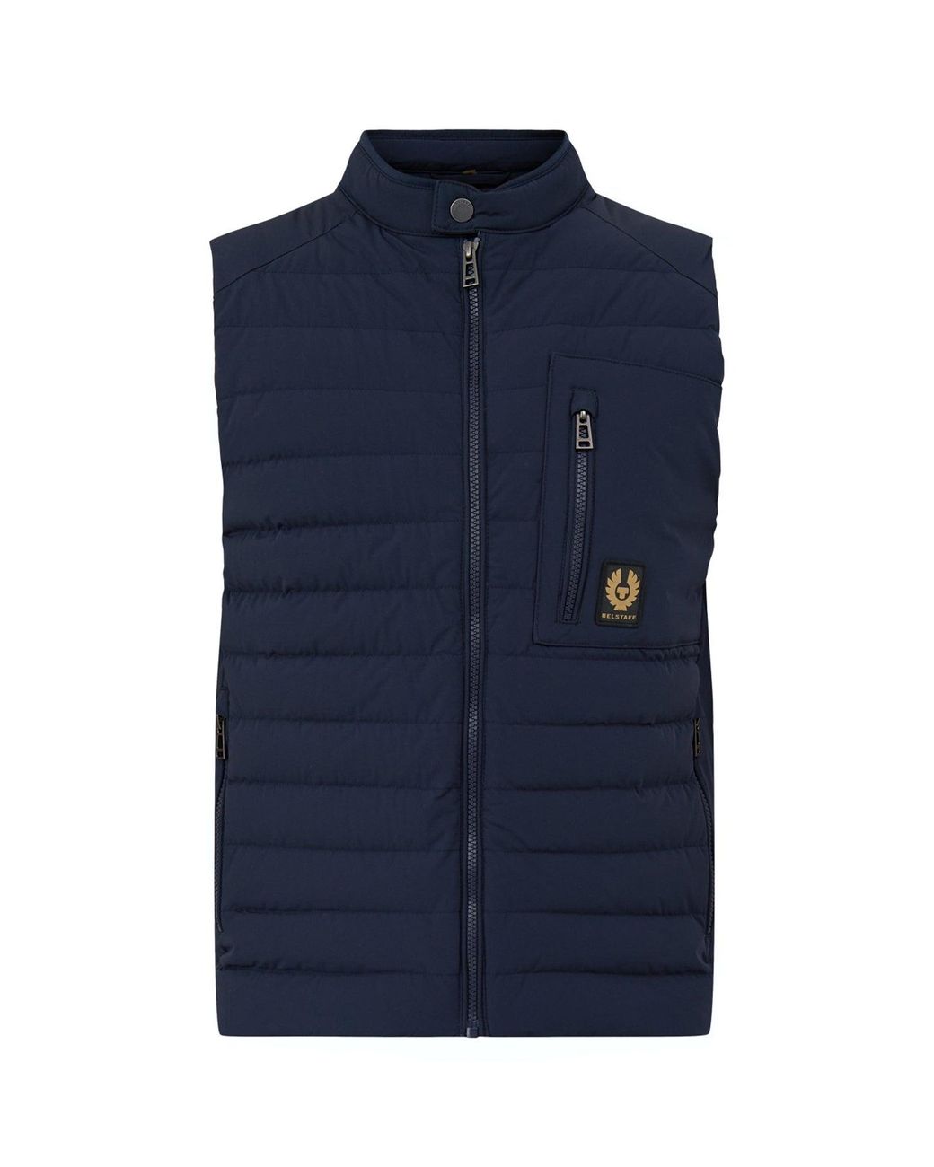Belstaff Blue Chassis Gilet for men