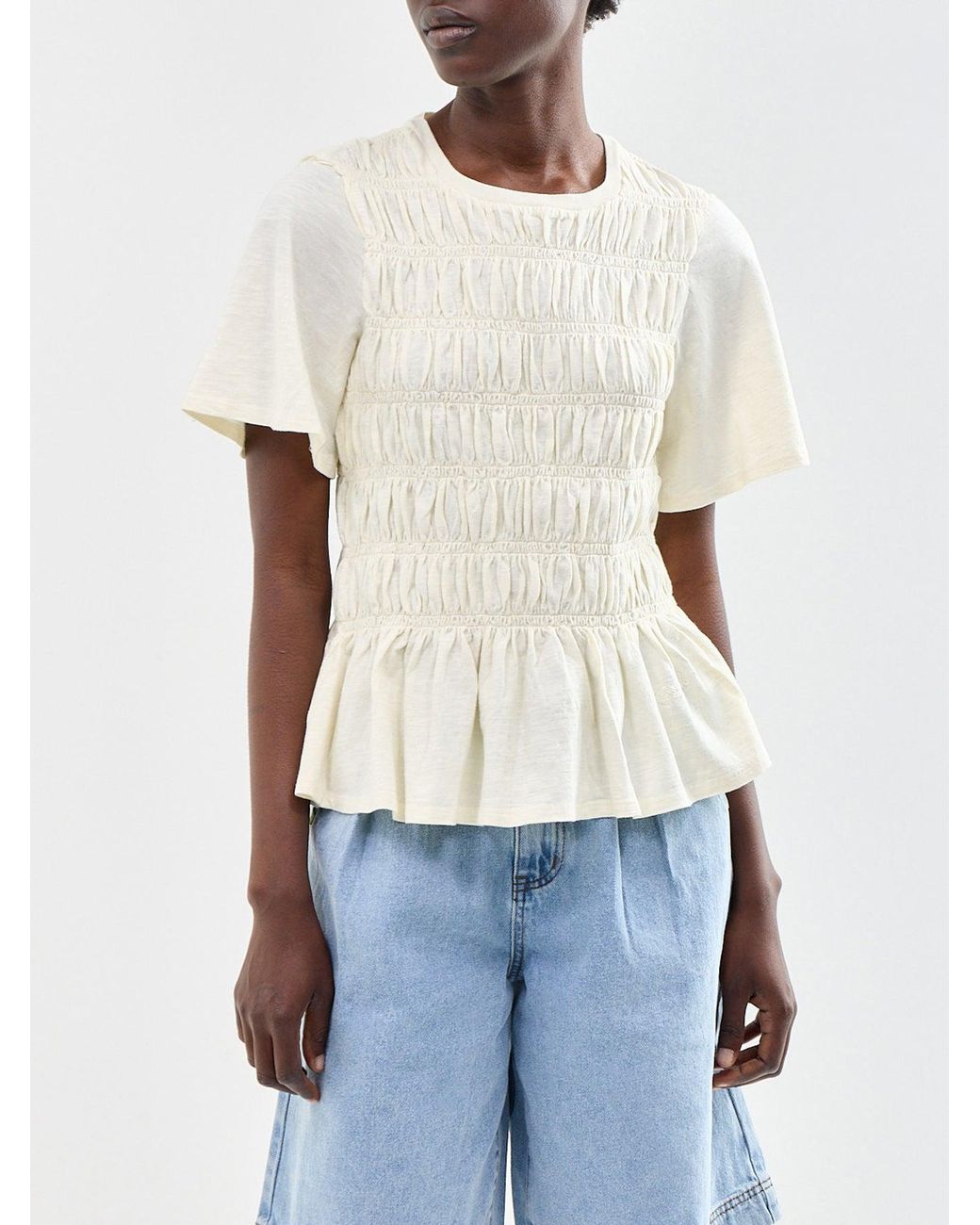 FRNCH White Marica Top Cream