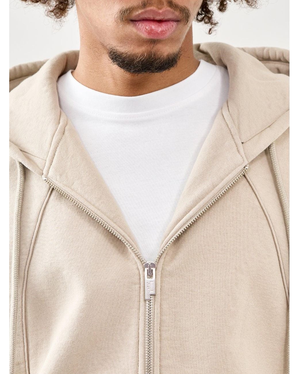 A_COLD_WALL* Natural Millbank Zip Hoodie for men