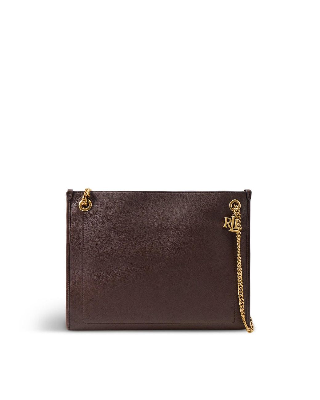 Ralph Lauren Brown Large Bradley Shopper Tote Bag