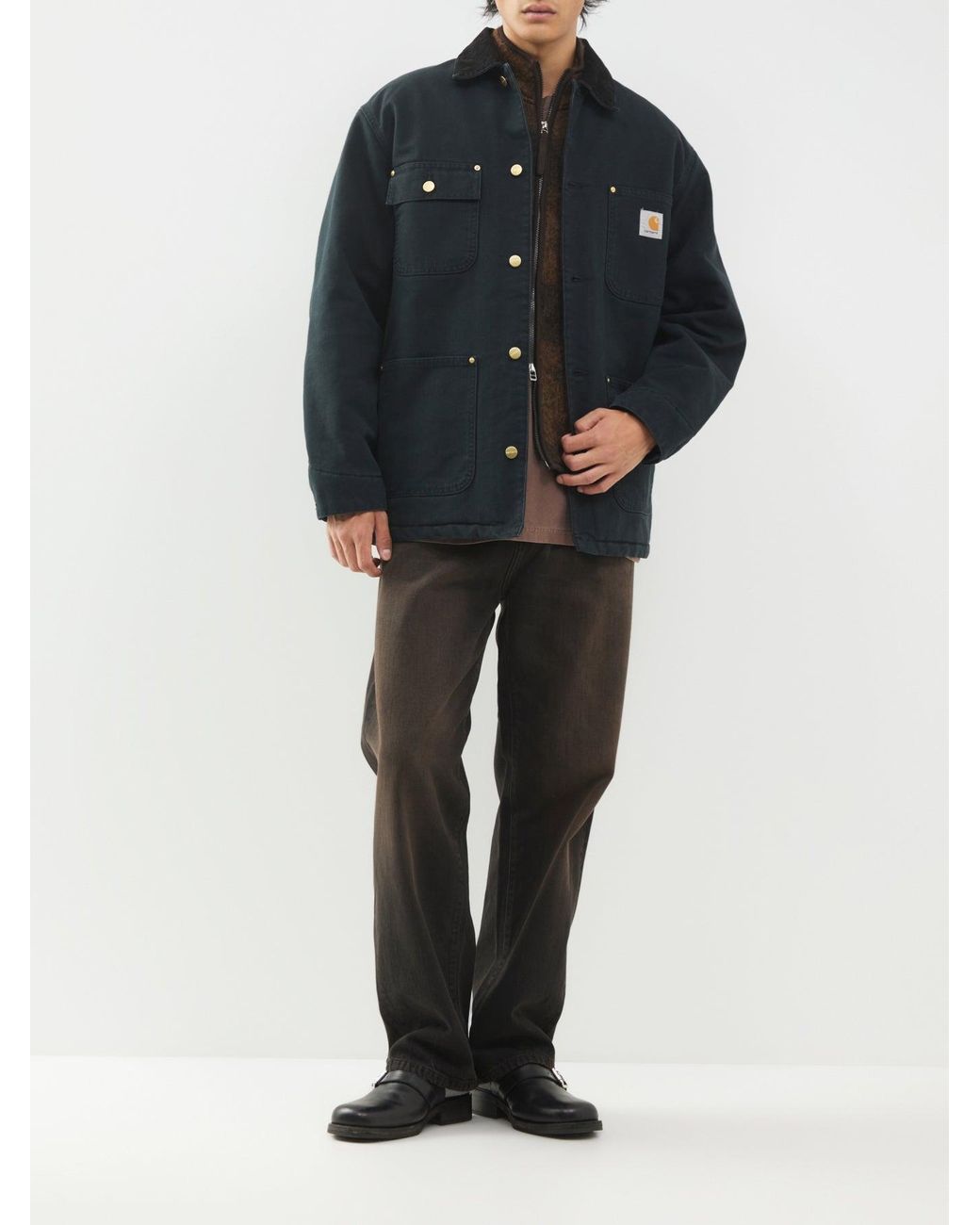 Carhartt Blue Og Chore Coat for men