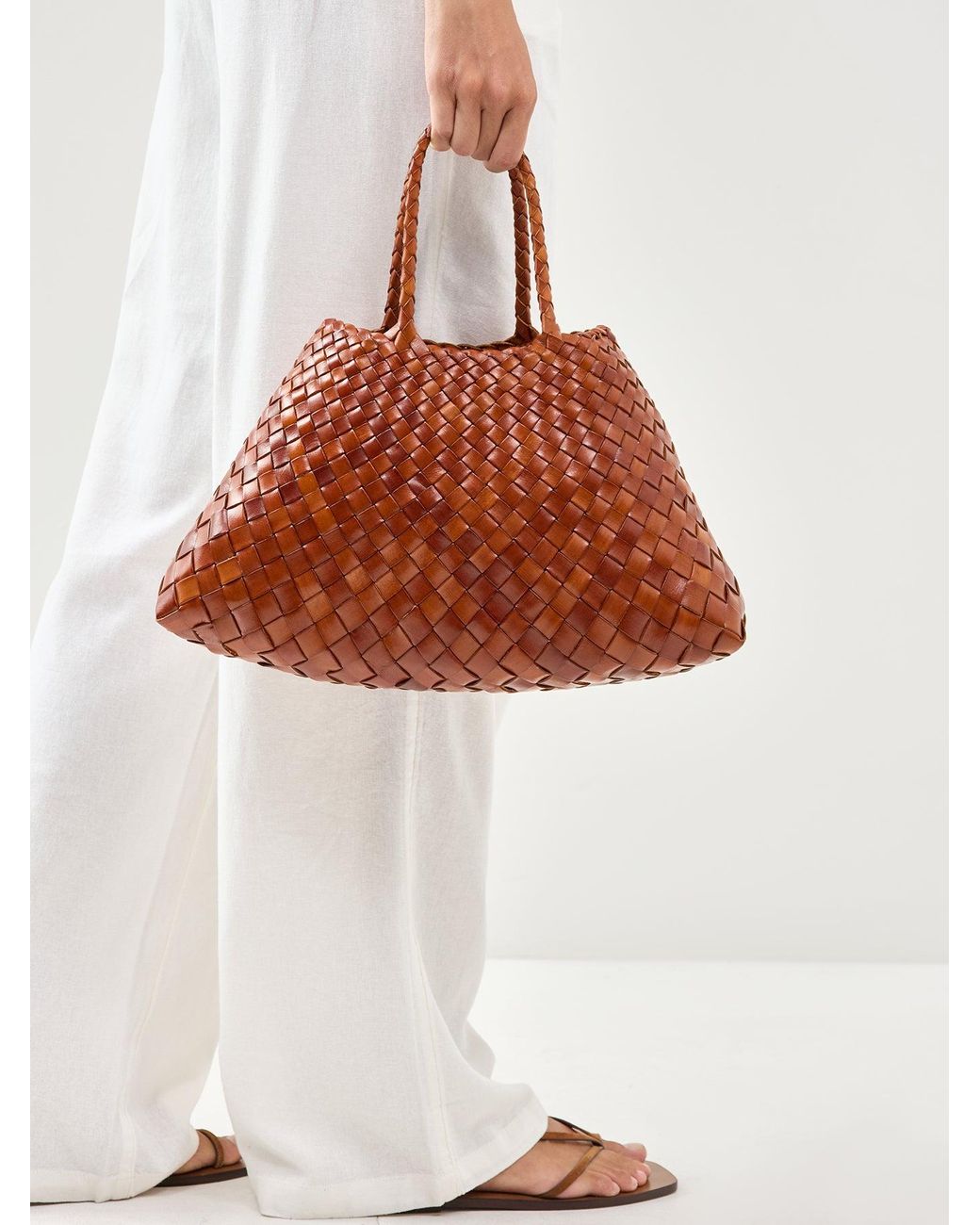 Dragon Diffusion Brown Santa Croce Small Mini Bag