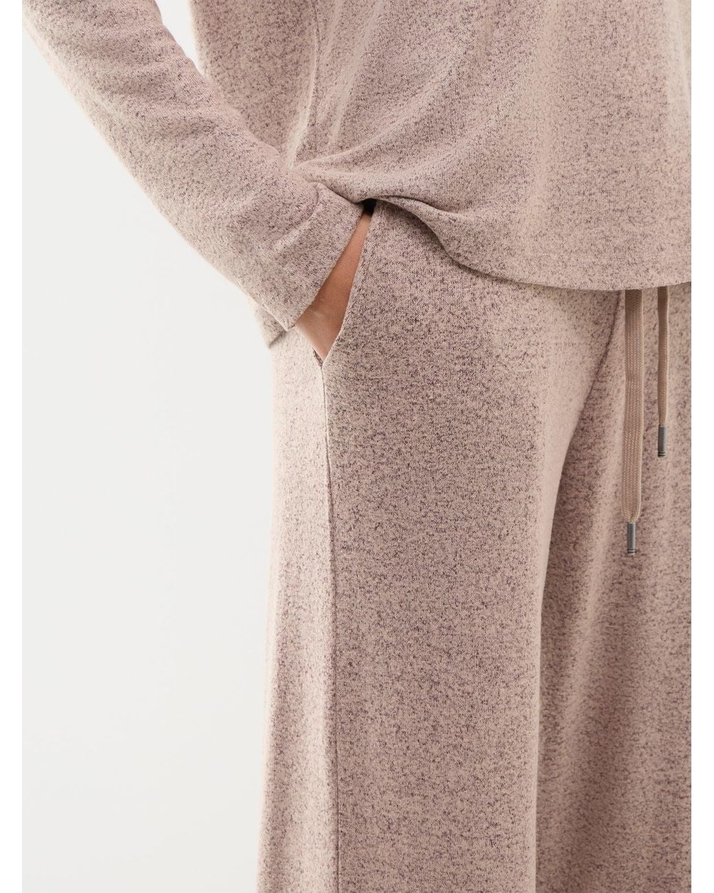 Soya Concept Natural Biara 74 Blend Wide-Leg Trousers