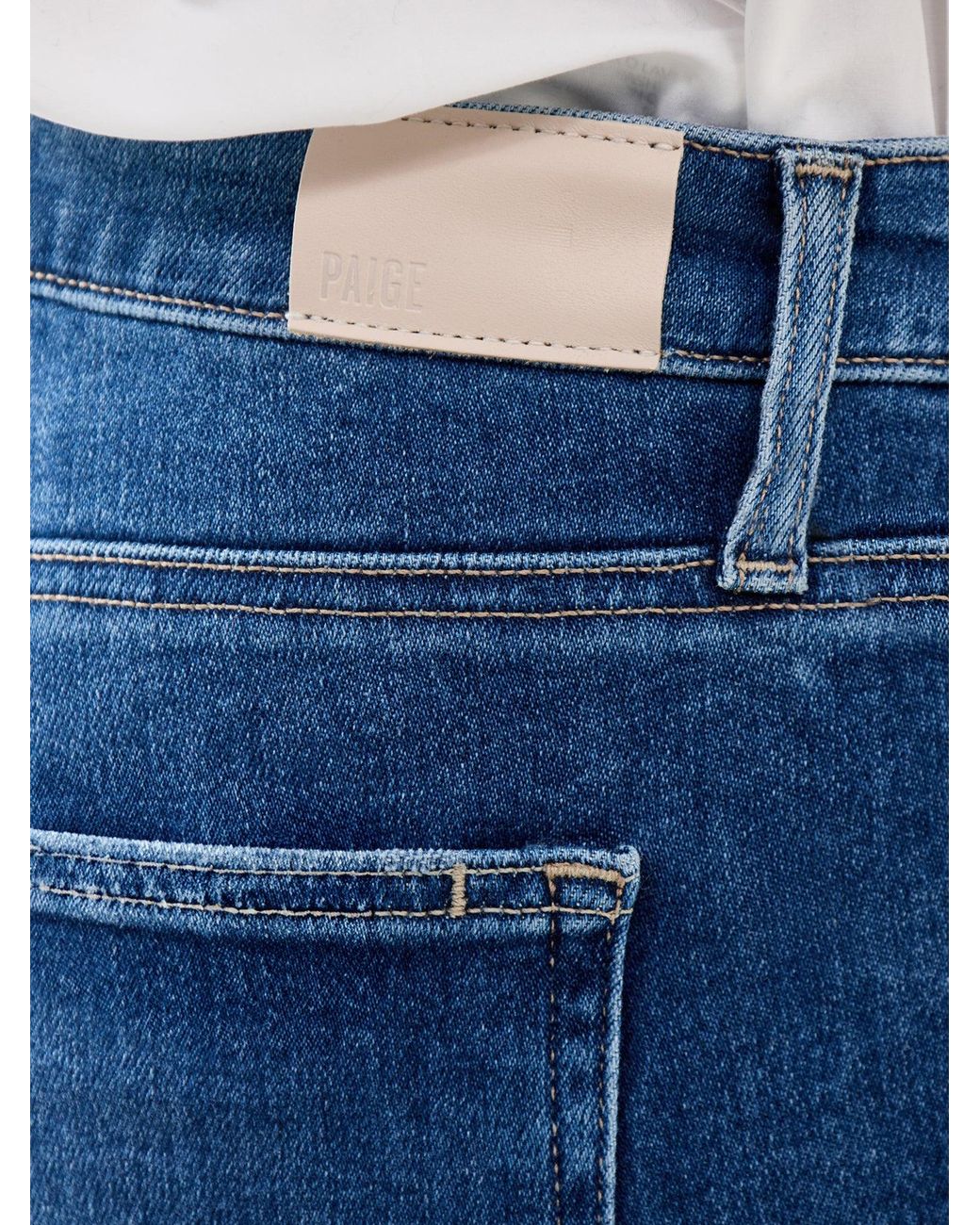 PAIGE Blue Laurel Canyon High Rise Bootcut Jeans