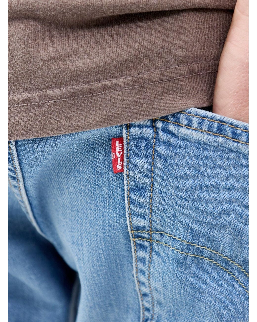 Levi's Blue 502 Taper Jeans for men