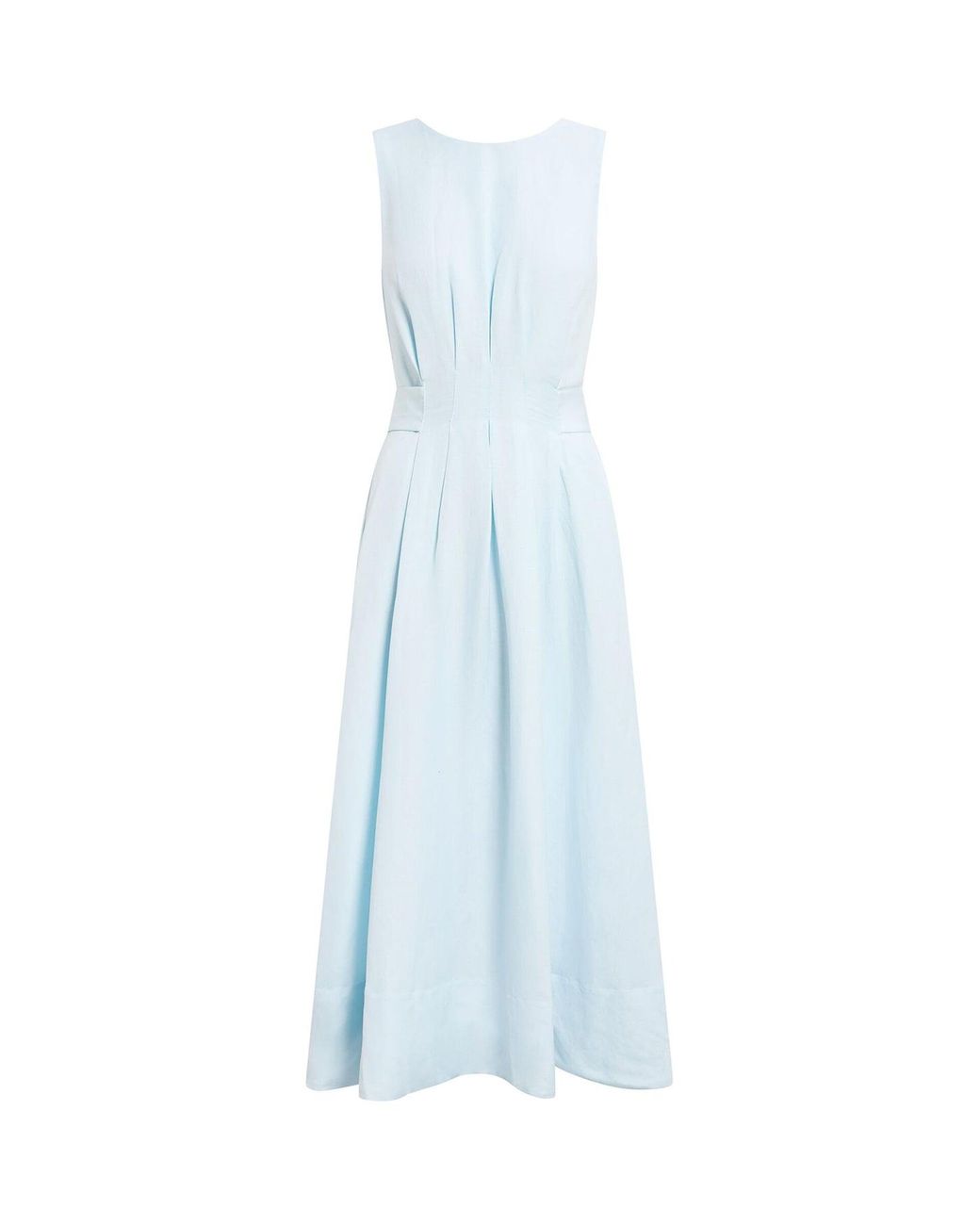 Forever New Blue Rosie Sleeveless Tuck Midi Dress
