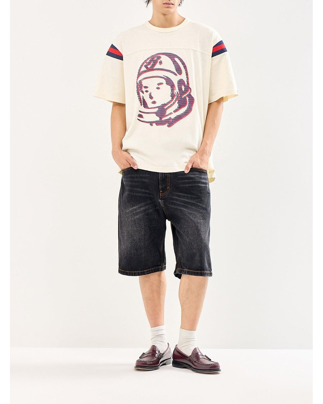 BBCICECREAM Pink Astro Sport T-Shirt Cream for men