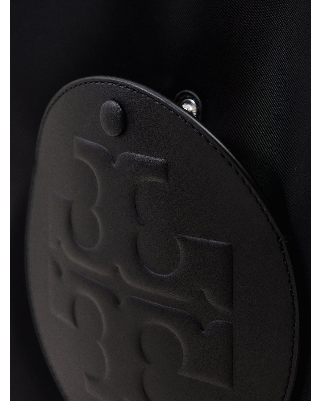Tory Burch Black Ella Small Tote Bag