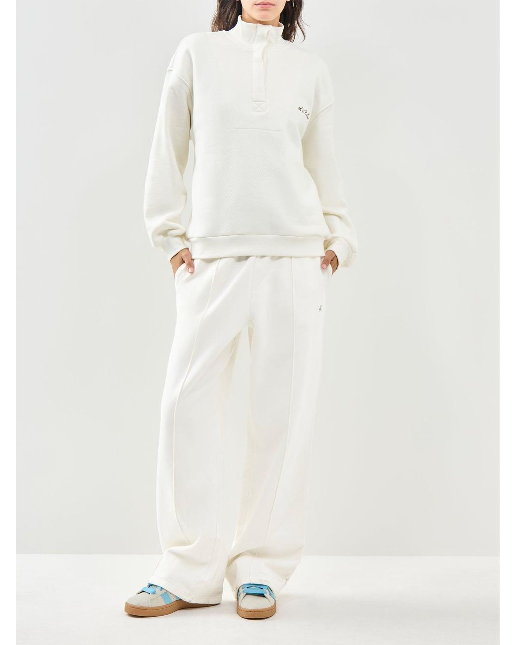 4th & Reckless White Tess Sweatshirt