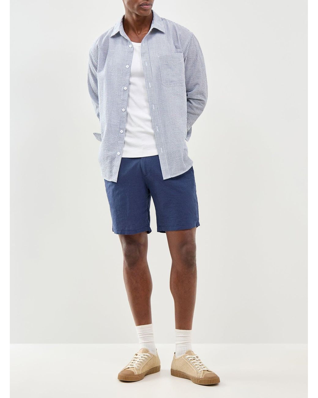 Jack & Jones Blue Stace Blend Chino Shorts for men