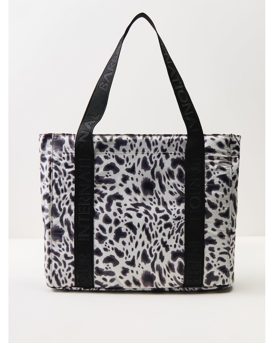 Barbour Multicolor Boulevard Tote Bag Leopard Print