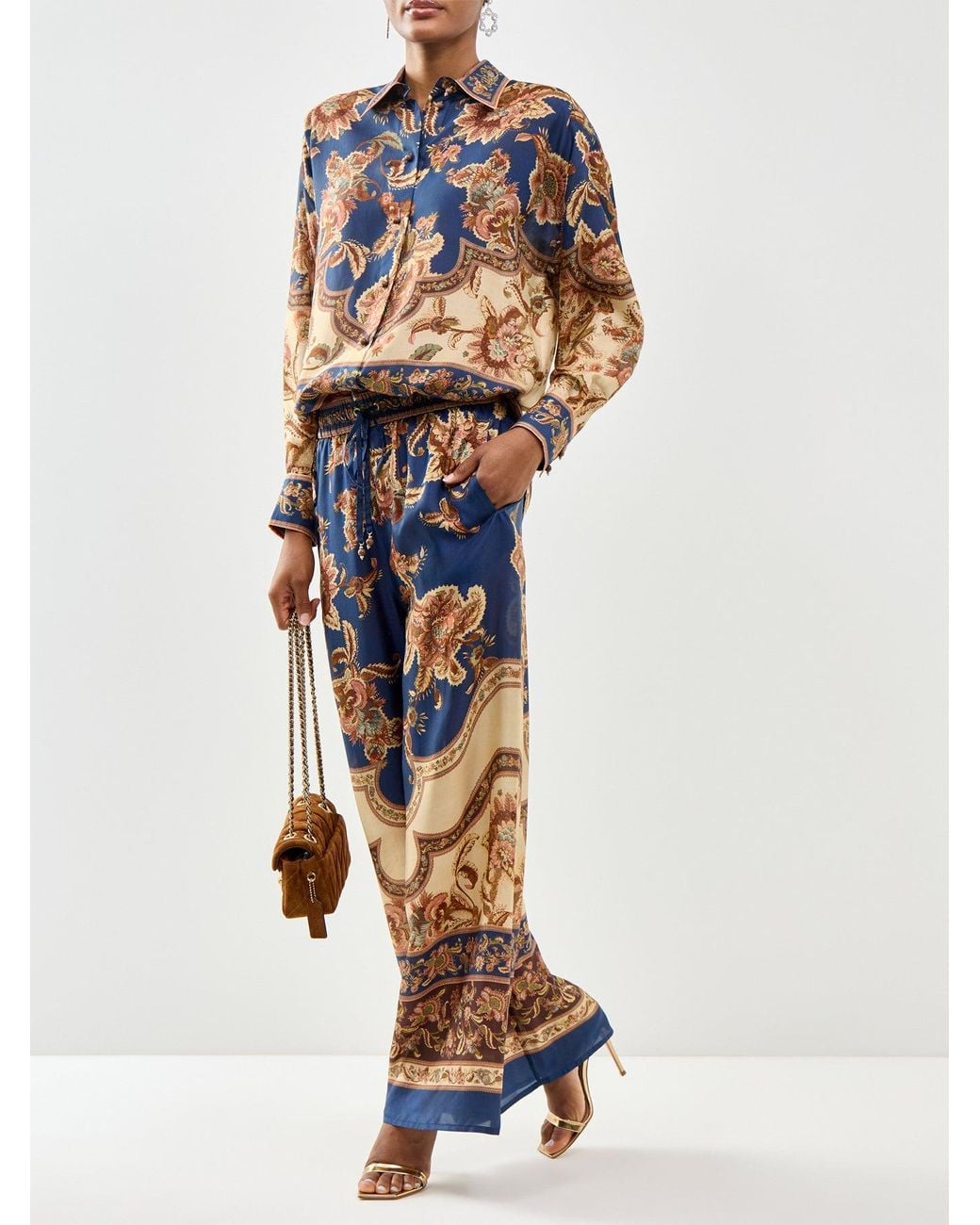 Zimmermann Multicolor Aster Relaxed Trousers Multi