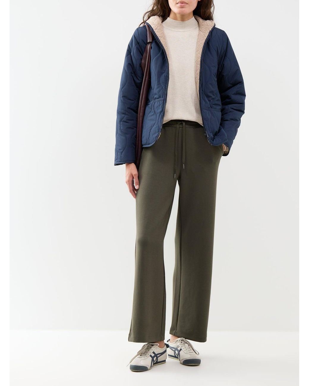 Soya Concept Blue Gela 2 Reversible Faux Shearling Jacket