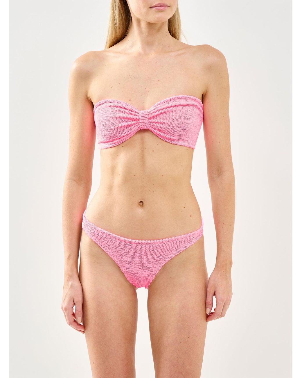 Hunza G Pink Jean Bikini