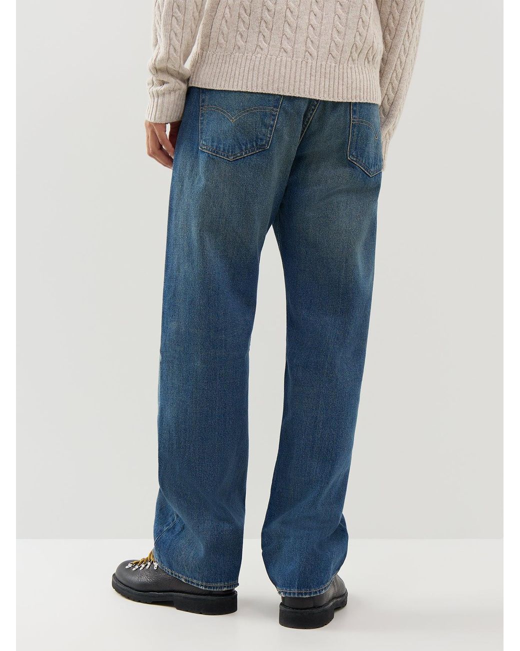 Levi's Blue 501 Loose Jeans for men