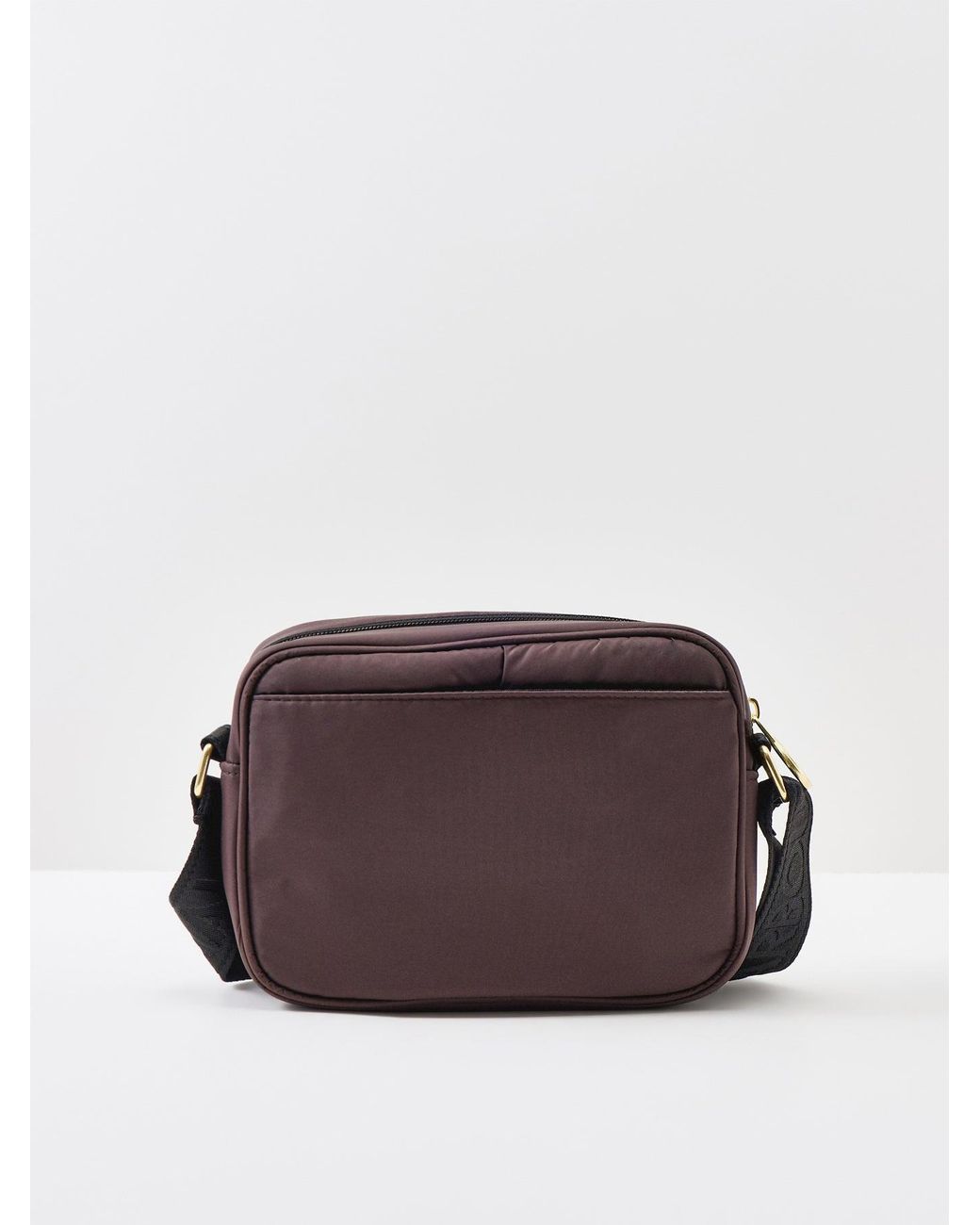 Barbour Purple Monaco Baffle Quilted Crossbody Bag