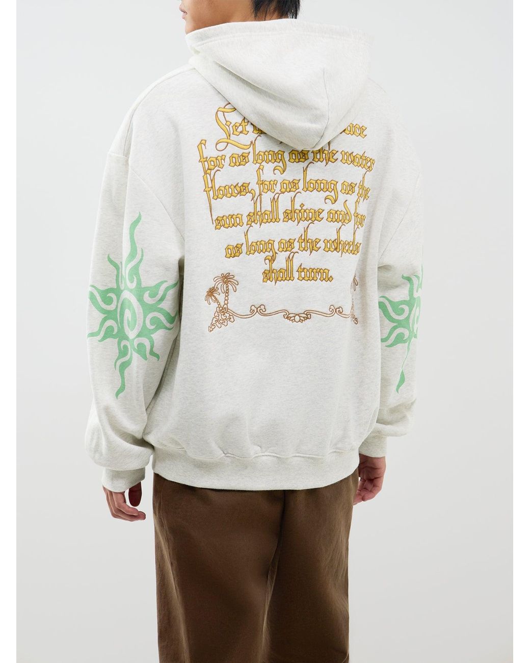 DEUS White Recycled Blend Invocation Hoodie for men