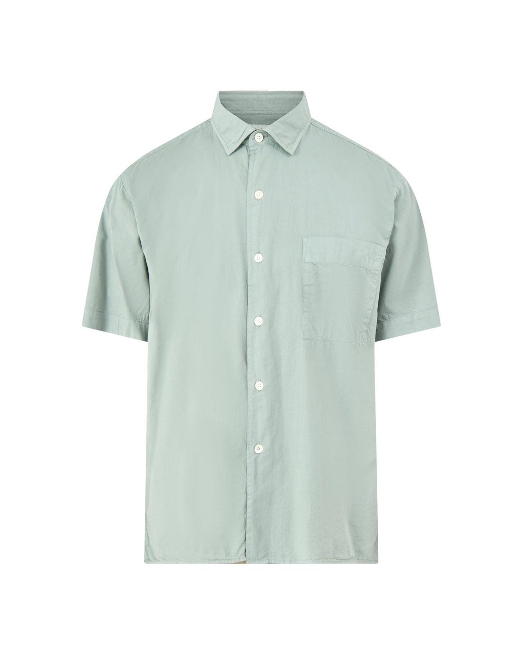Hartford Blue Short Sleeve Shirt for men