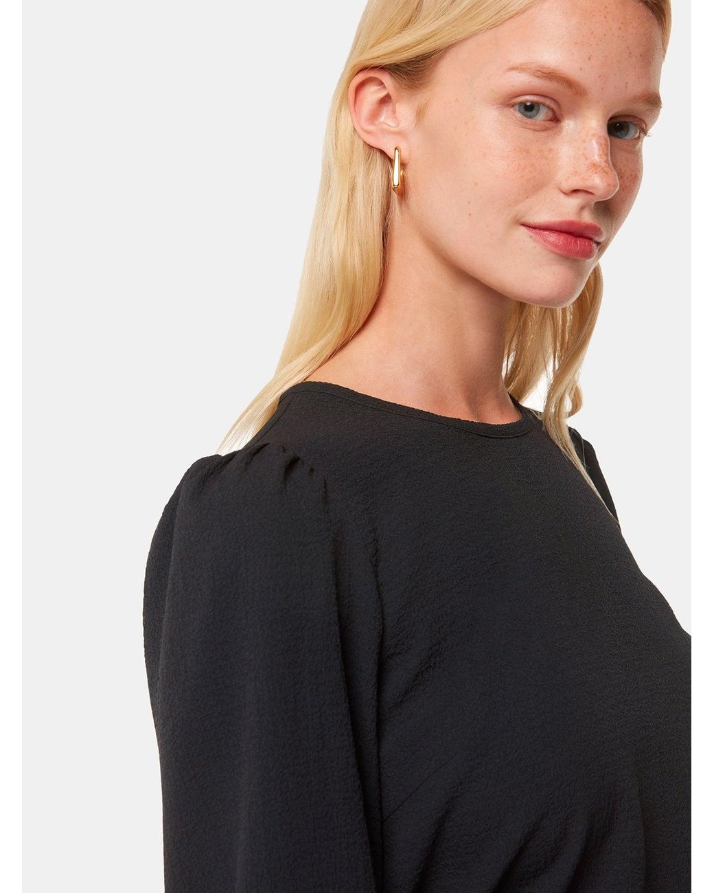 Whistles Black Zenni Blouse