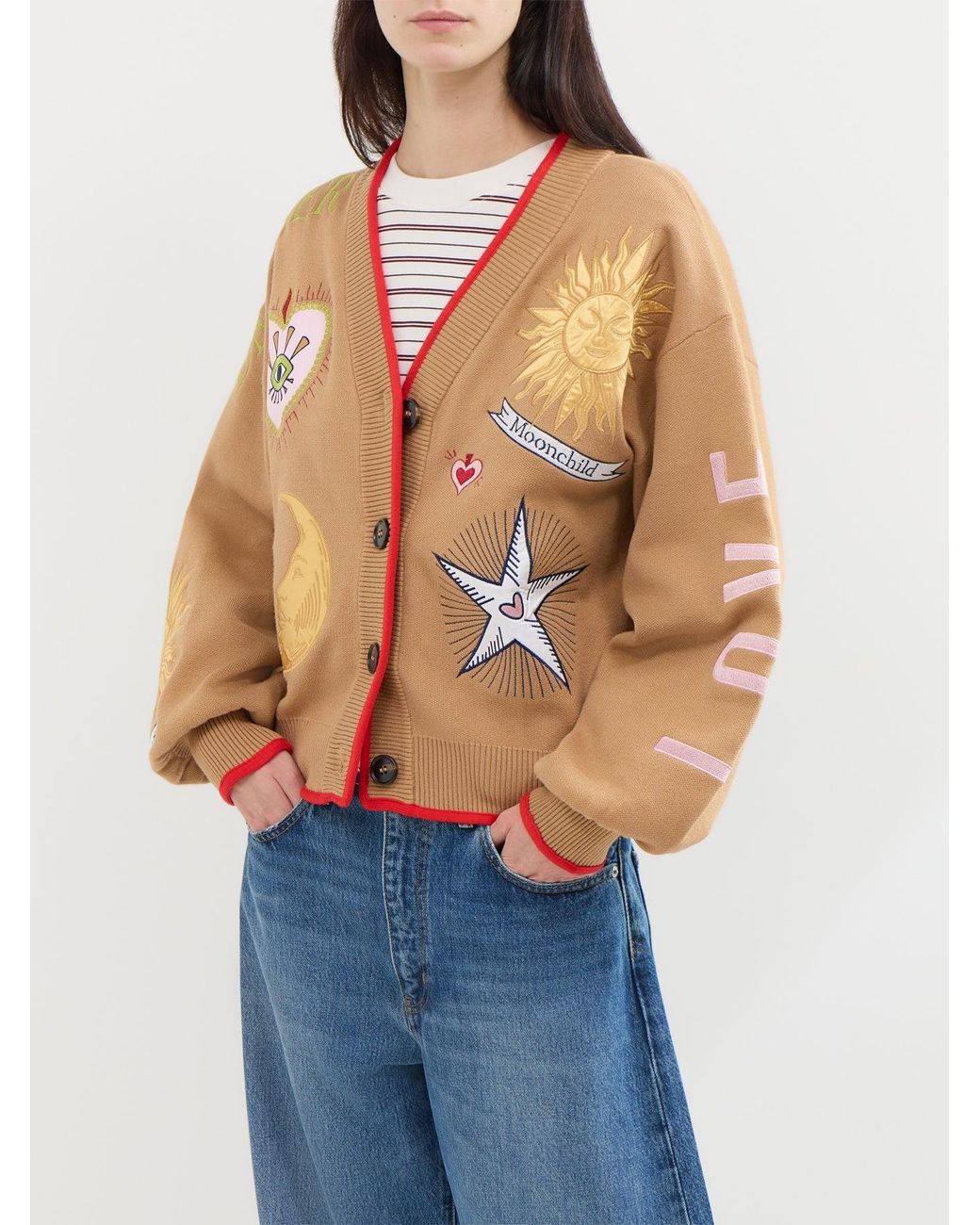 Never Fully Dressed Brown Mystical Cardigan