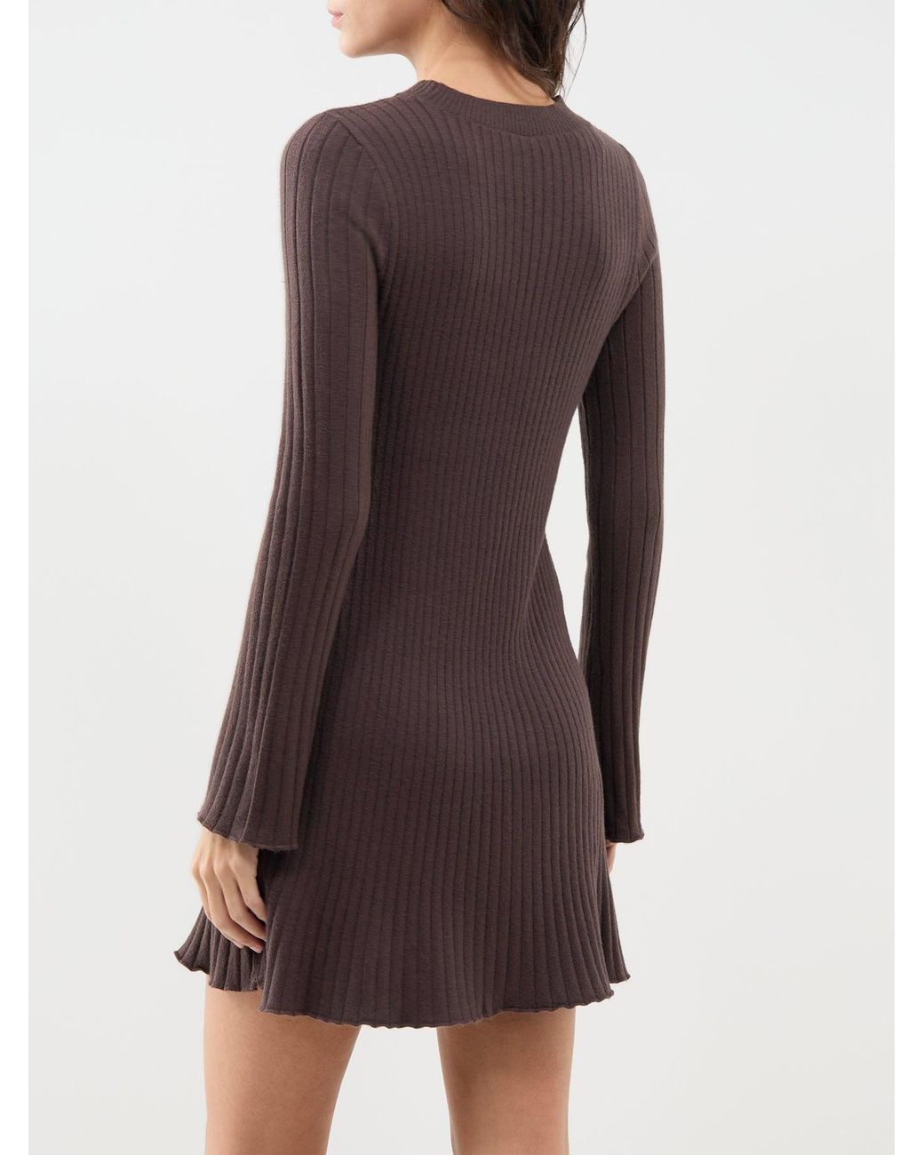 ONLY Purple Michella Knitted Mini Dress –