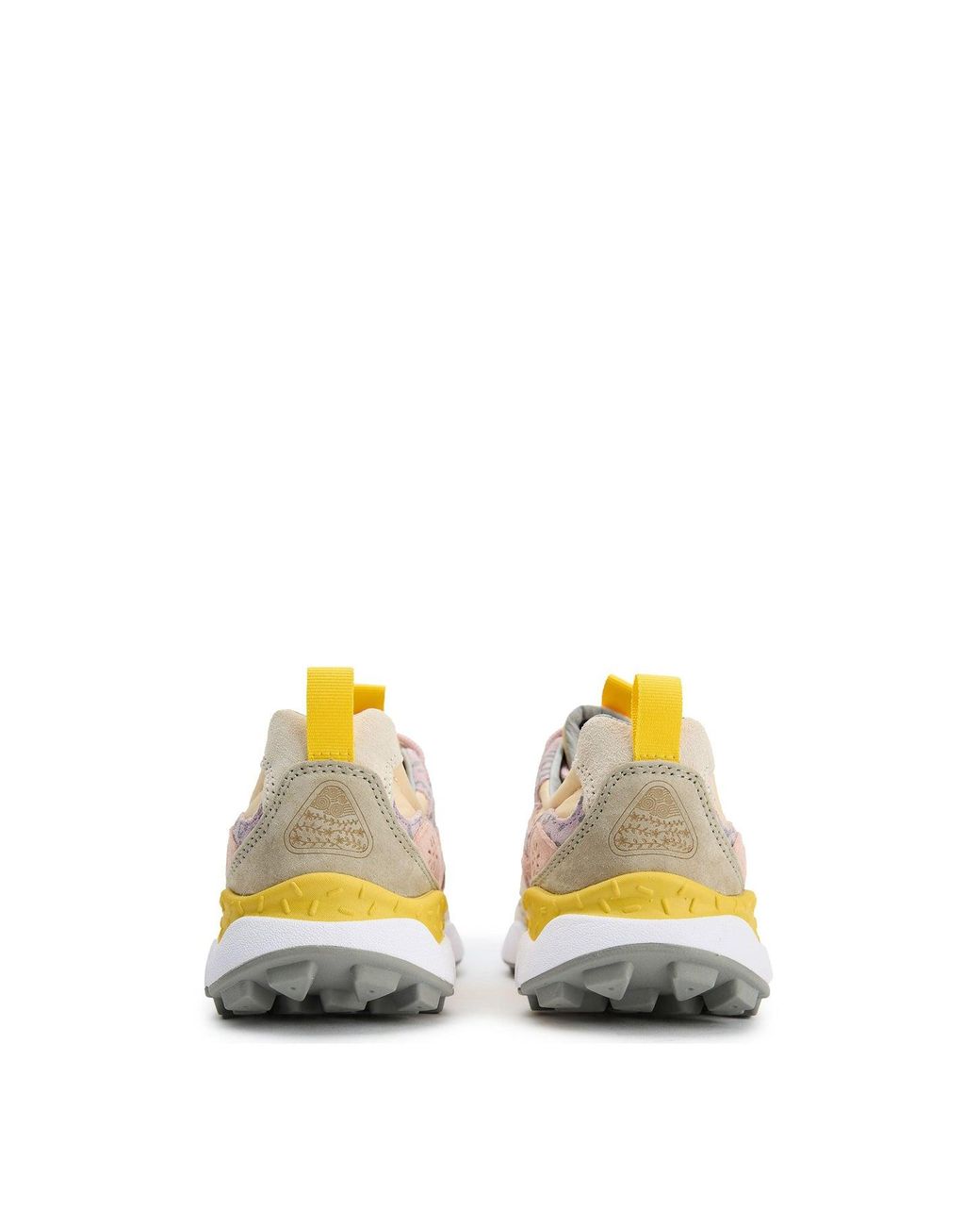 Flower Mountain White Yamano 3 Suede Trainers Natural for men