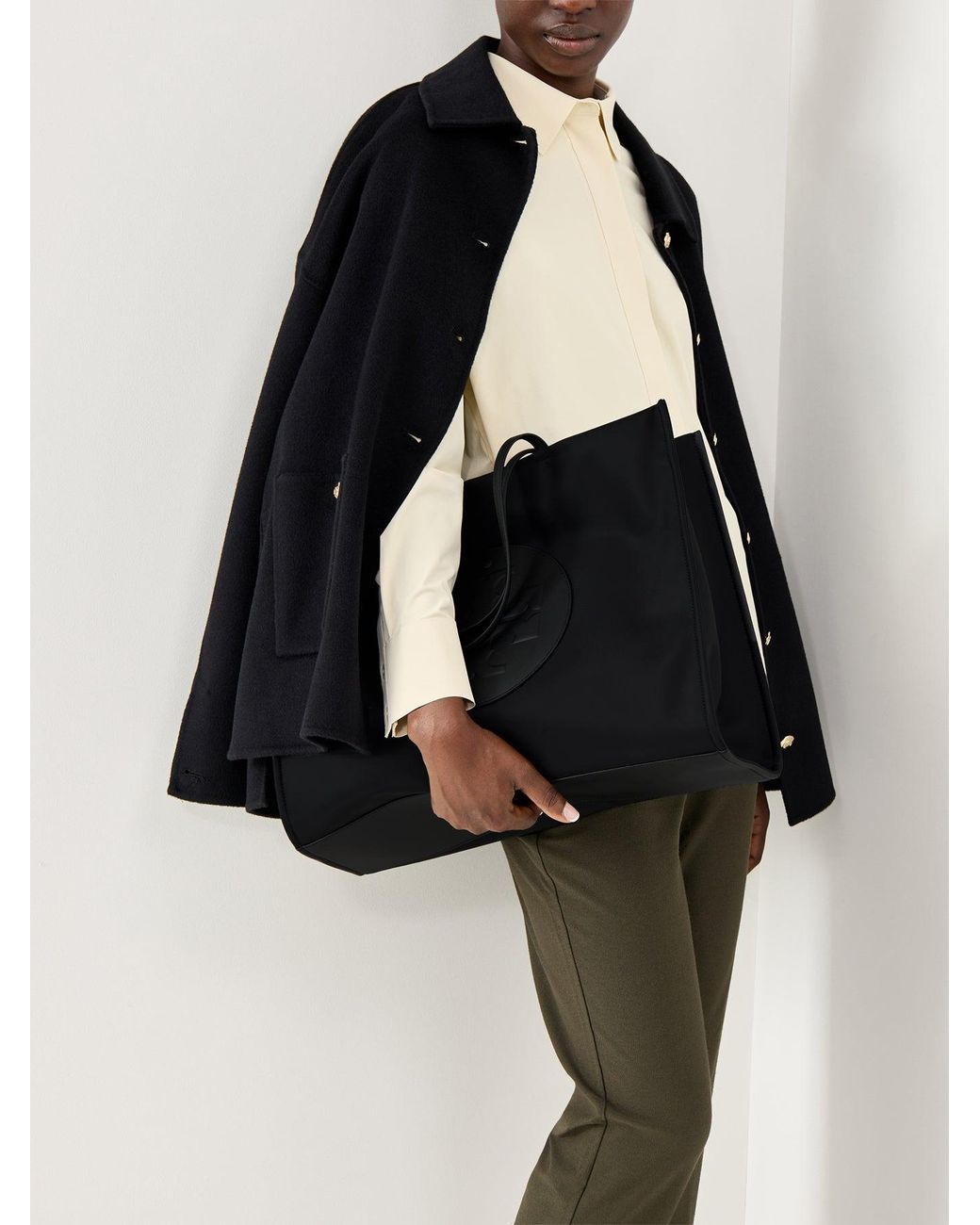 Tory Burch Black Ella Tote Bag