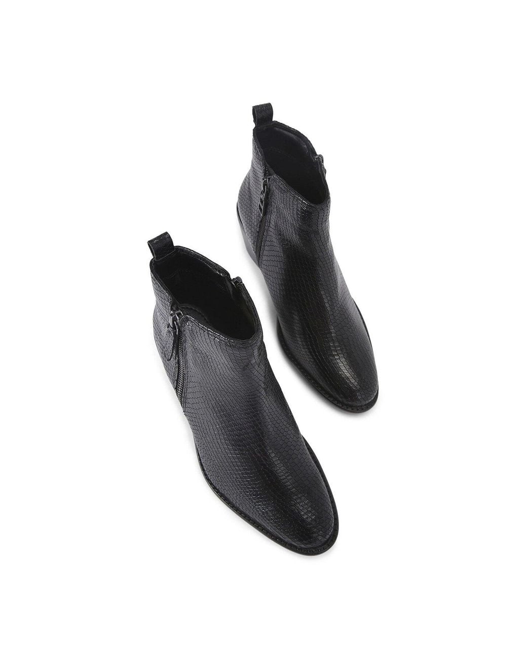 Carvela Kurt Geiger Black Women's Secil Leather Ankle Boots