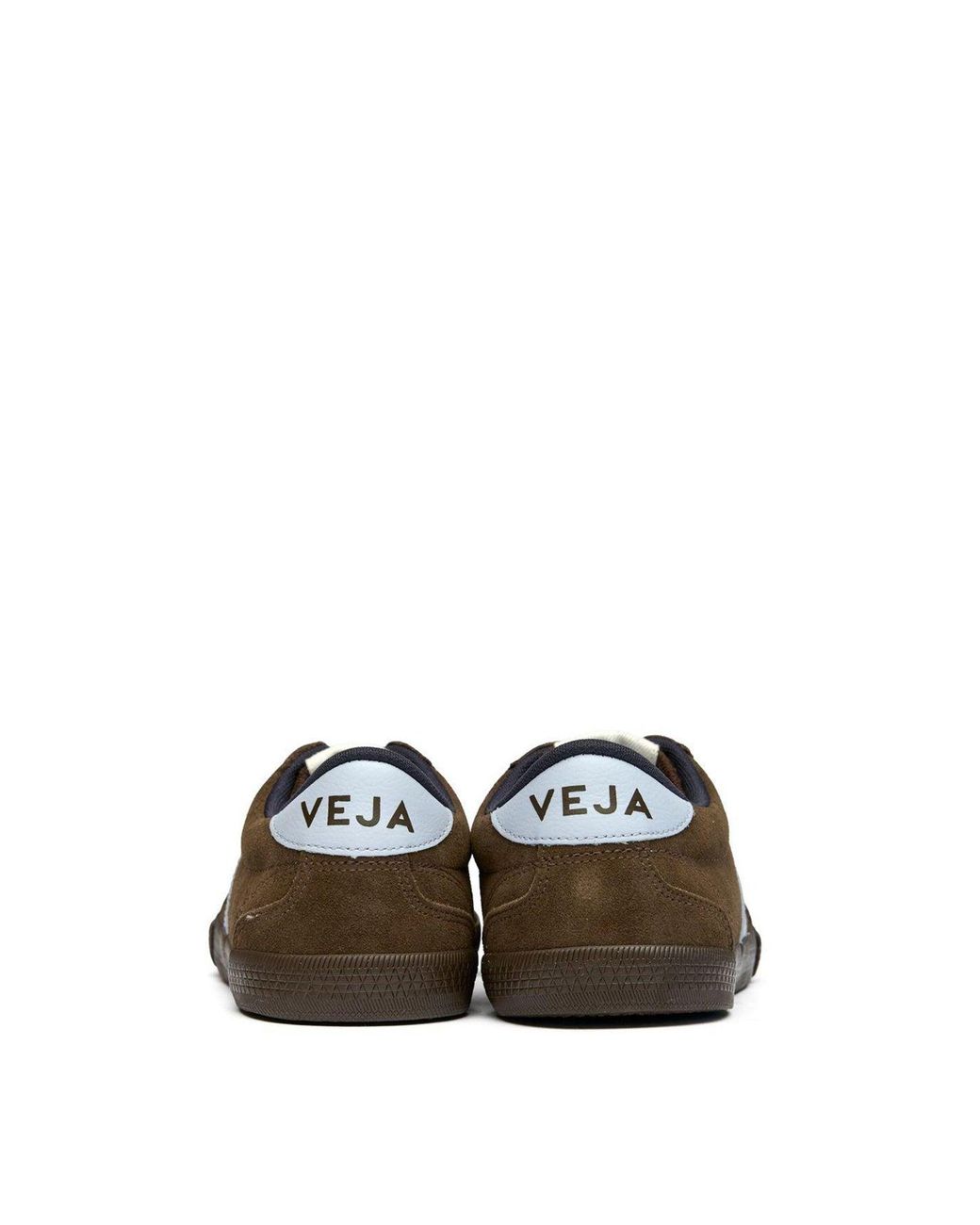 Veja Brown Volley Suede Trainers