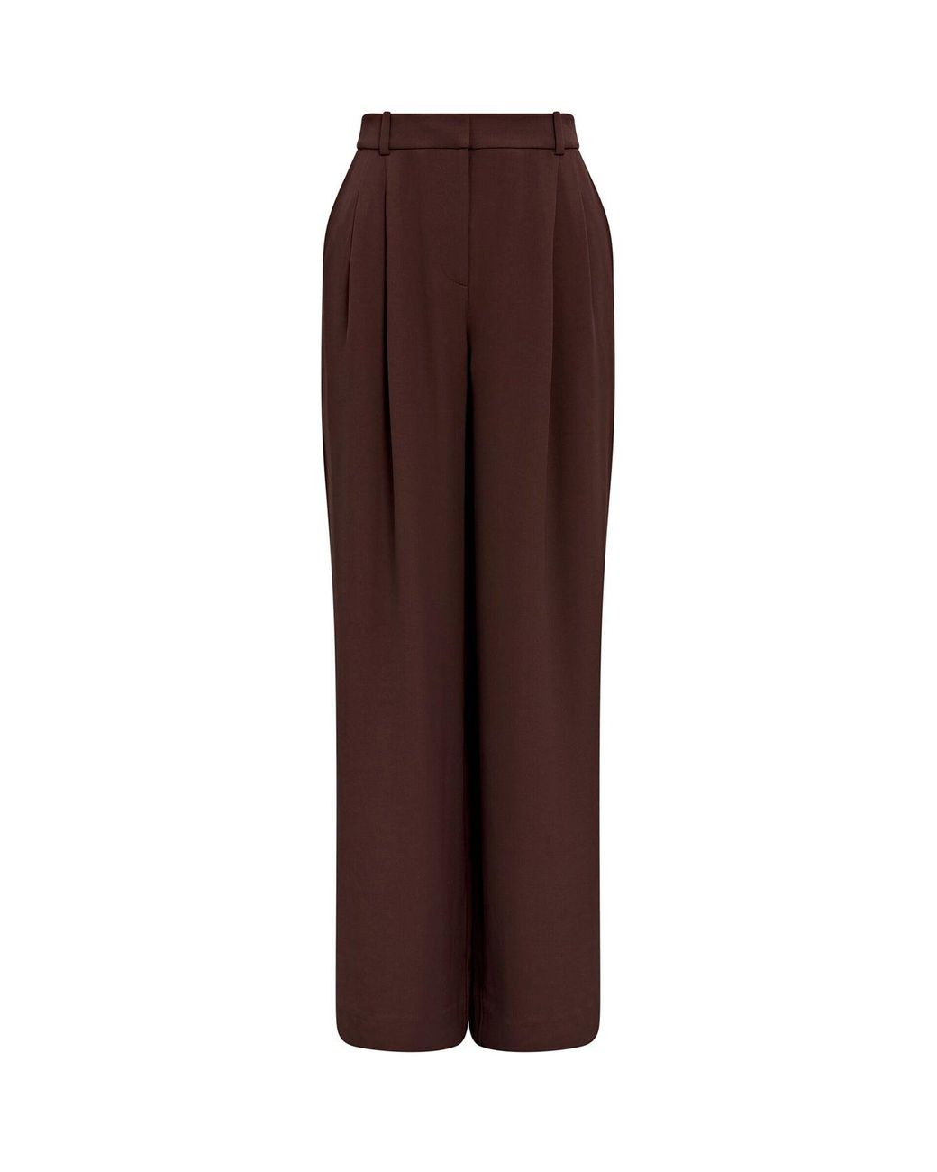 Forever New Brown Dani Straight Leg Tailored Trousers
