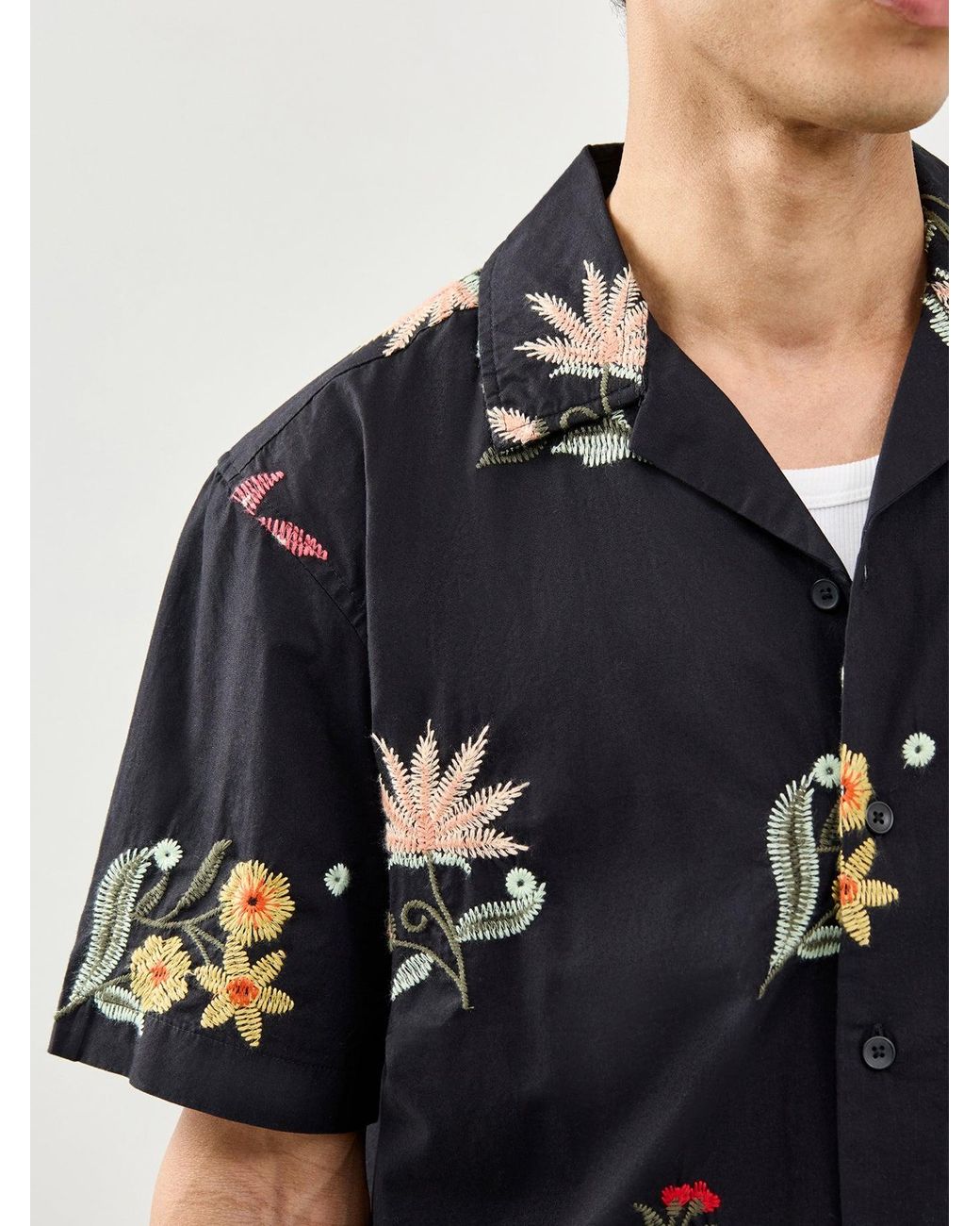 Only & Sons Blue Edward Relaxed Short Sleeve Shirt for men