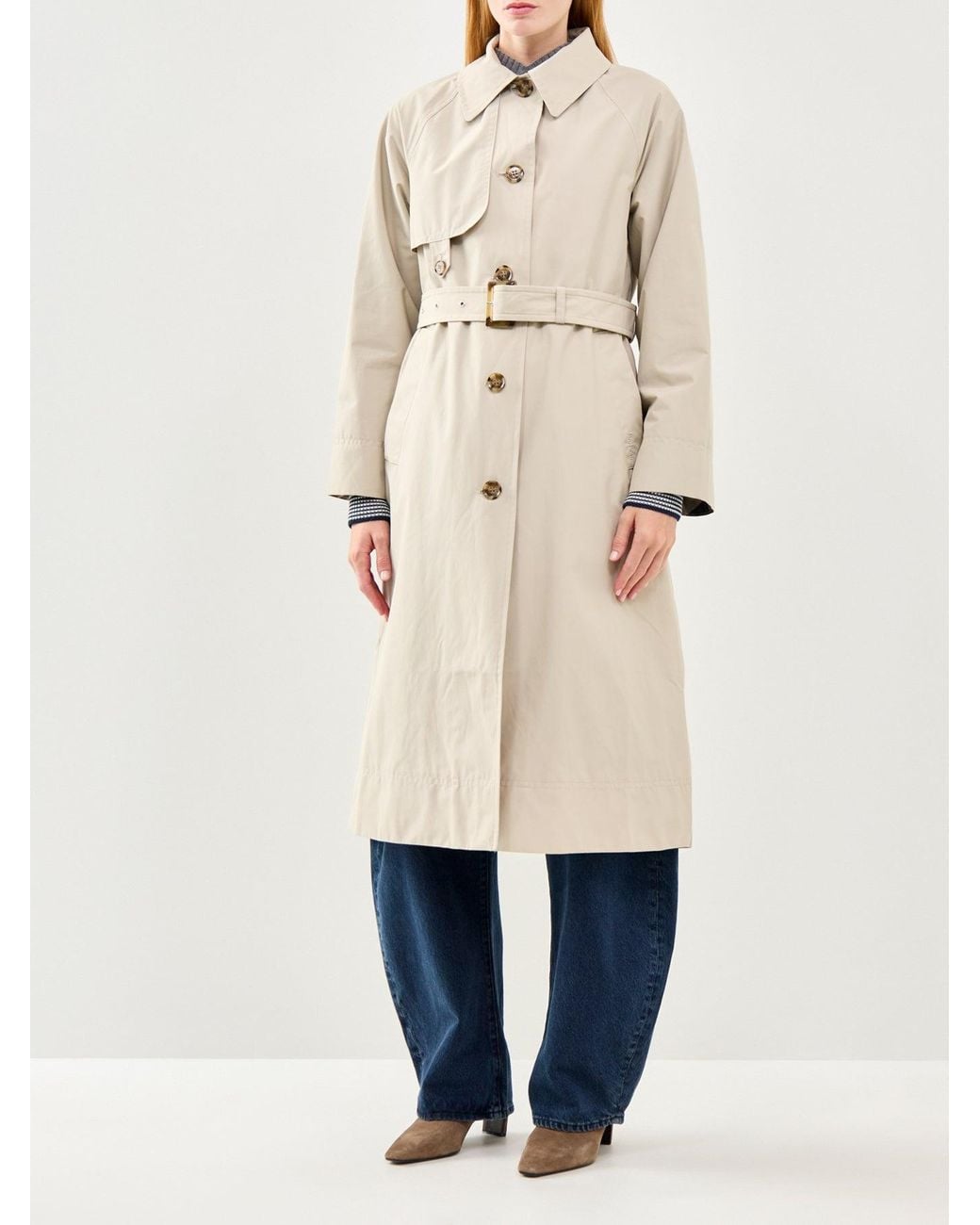 Barbour Natural Antonella Showerproof Jacket Cream