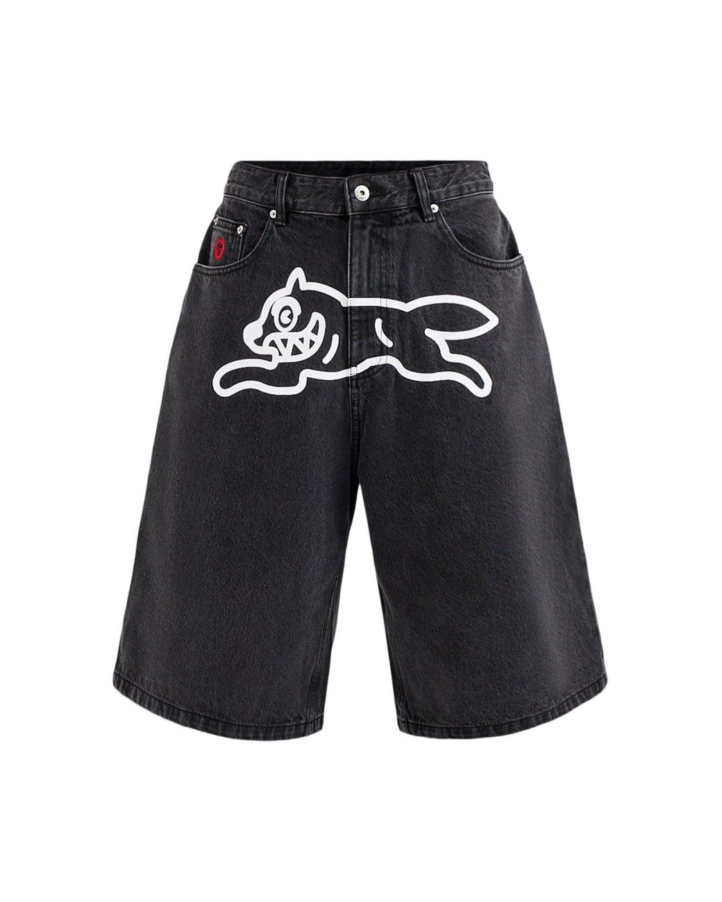 ICECREAM Blue Running Dog Triple Scoop Shorts for men